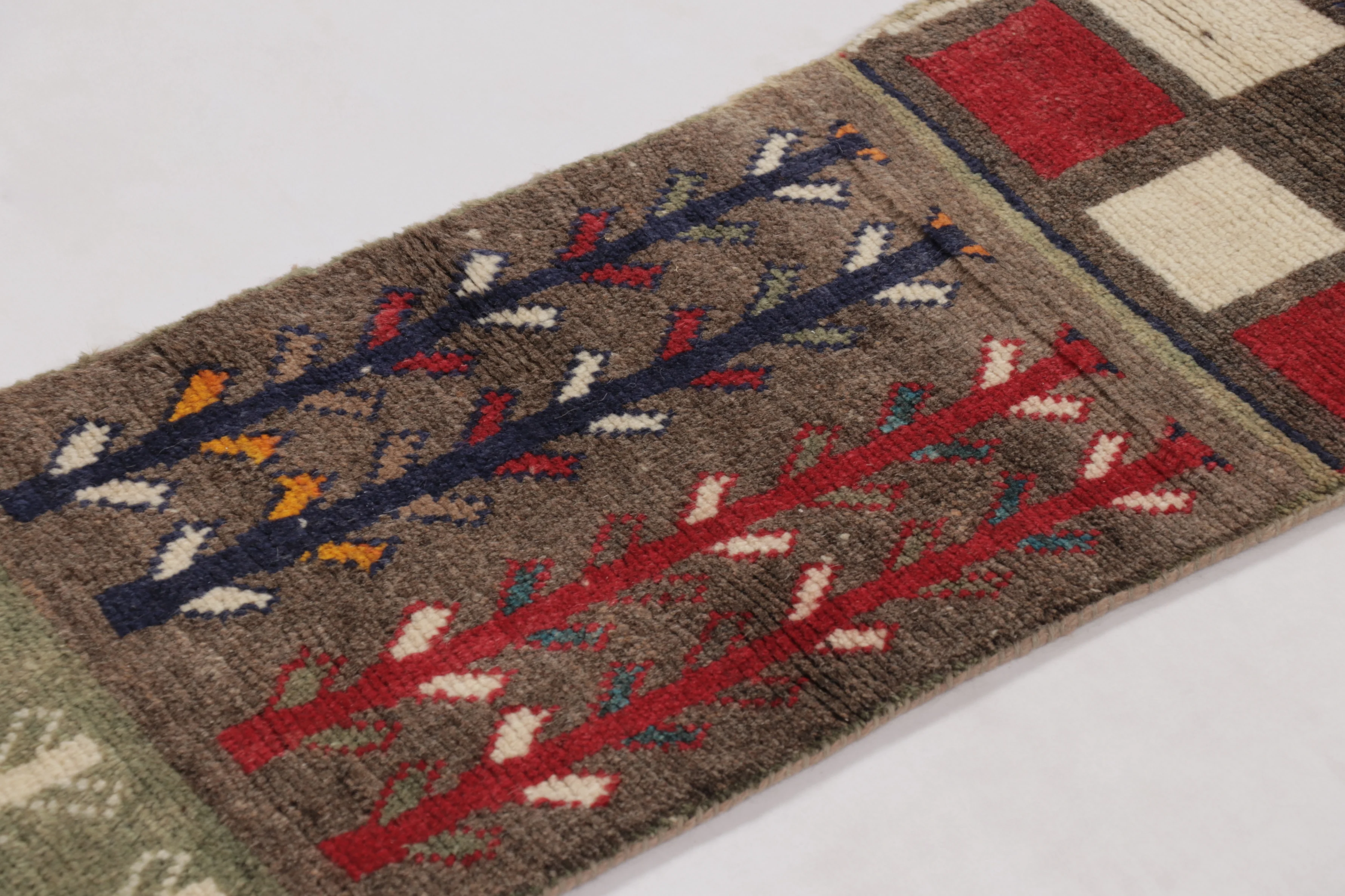 Vintage Gabbeh Extra-Long Tribal Runner