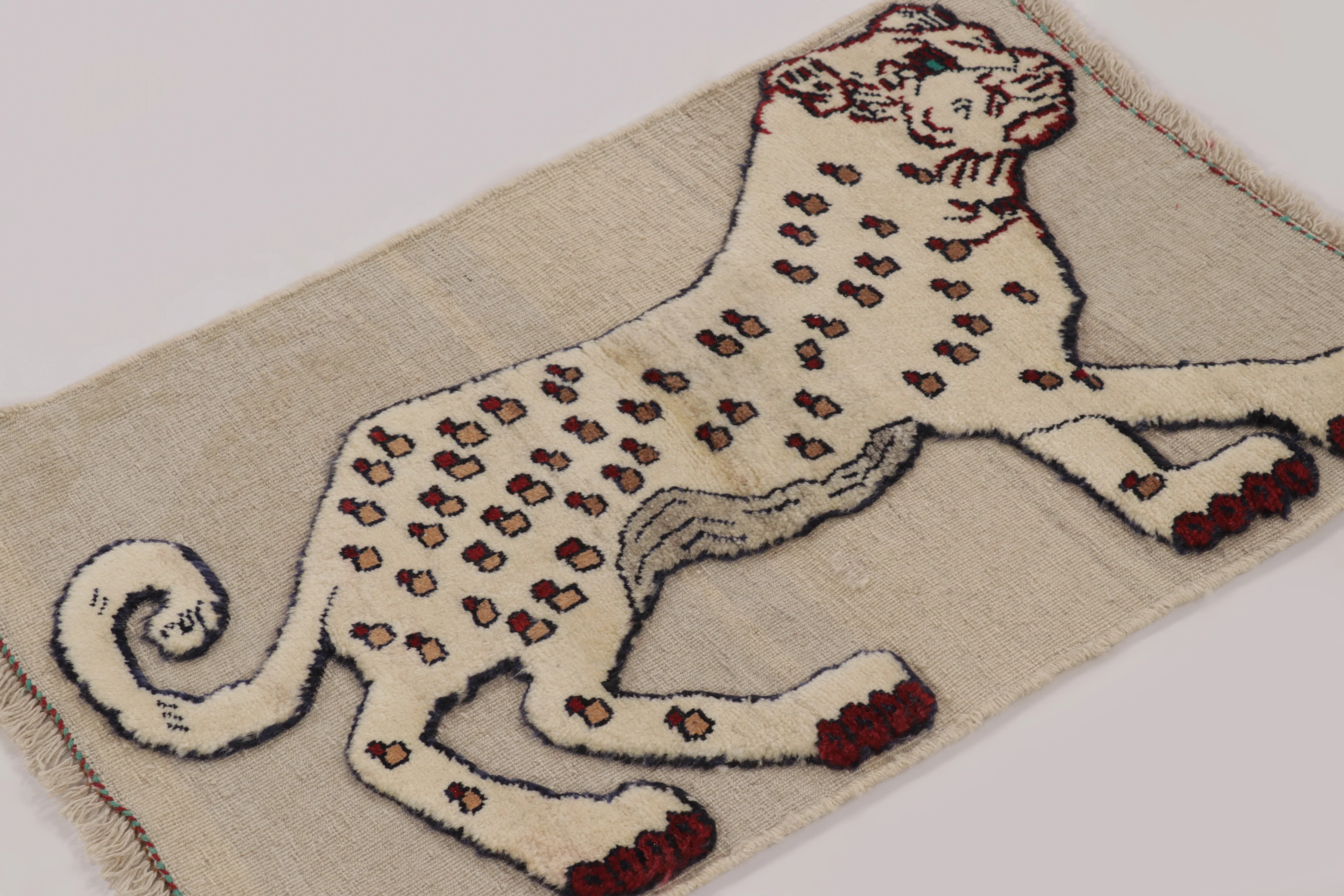 Vintage Gabbeh Pictorial Gift-Sized Rug