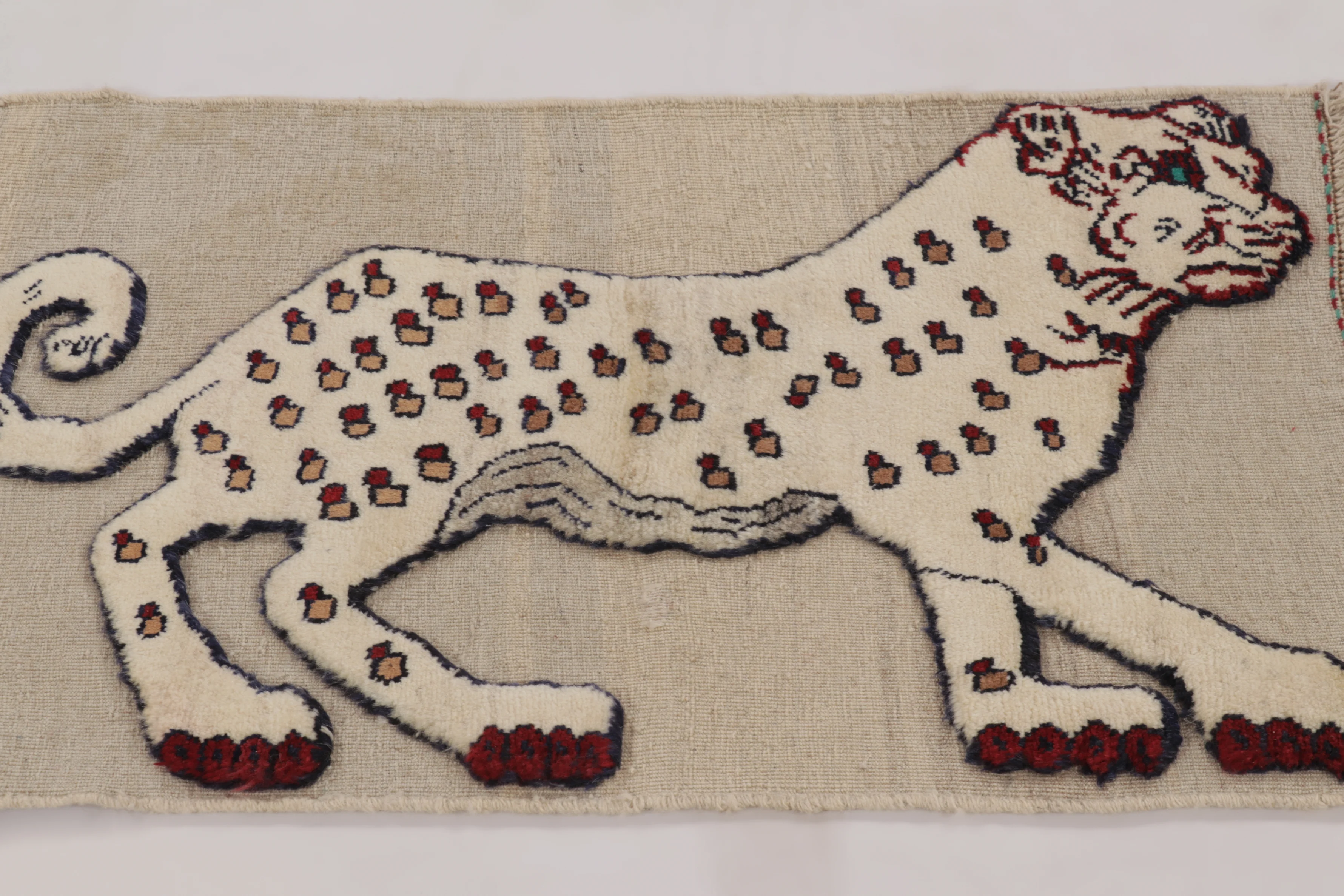 Vintage Gabbeh Pictorial Gift-Sized Rug