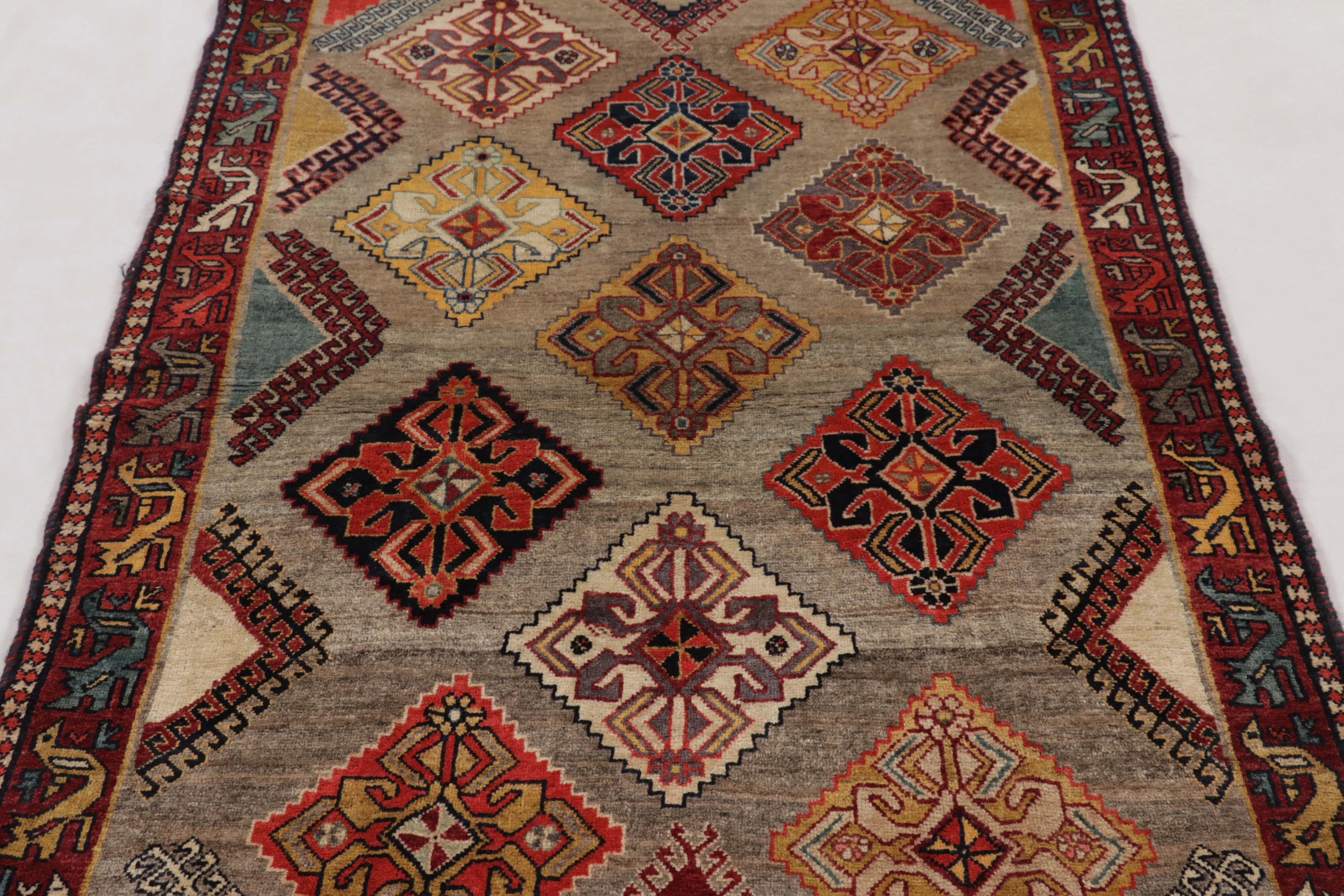 Vintage Gabbeh Medallion Rug