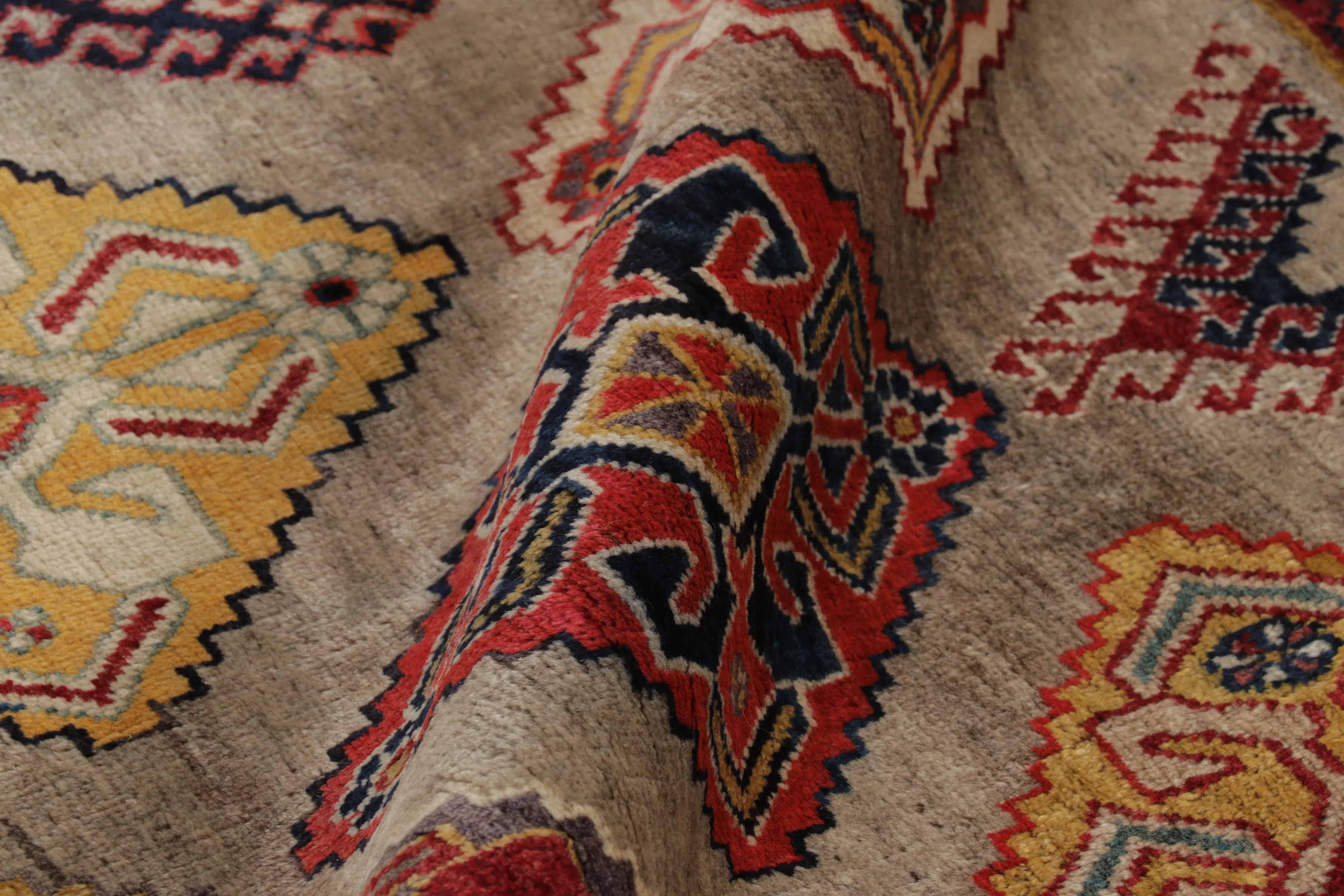 Vintage Gabbeh Medallion Rug