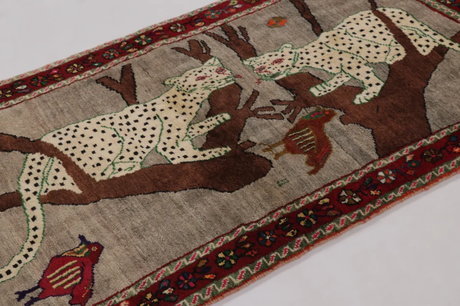 Vintage Gabbeh Pictorial Runner