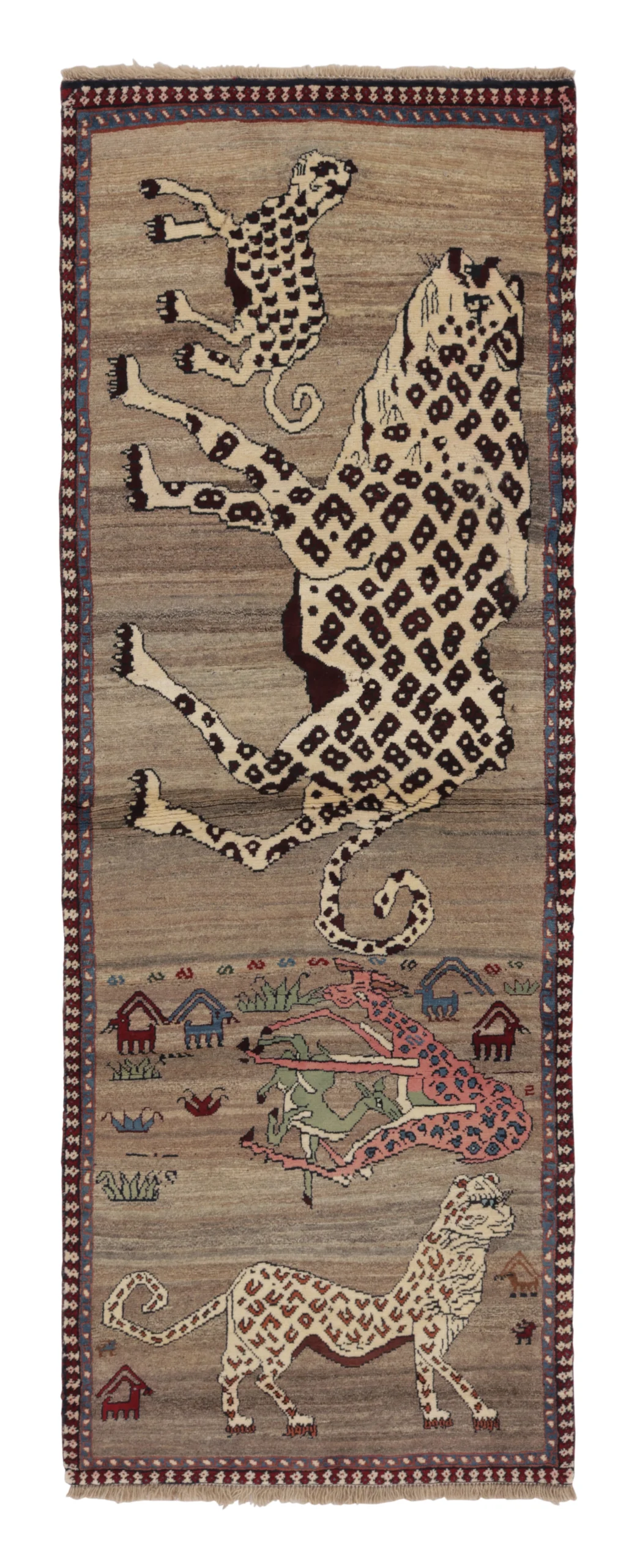 Vintage Gabbeh Pictorial Runner
