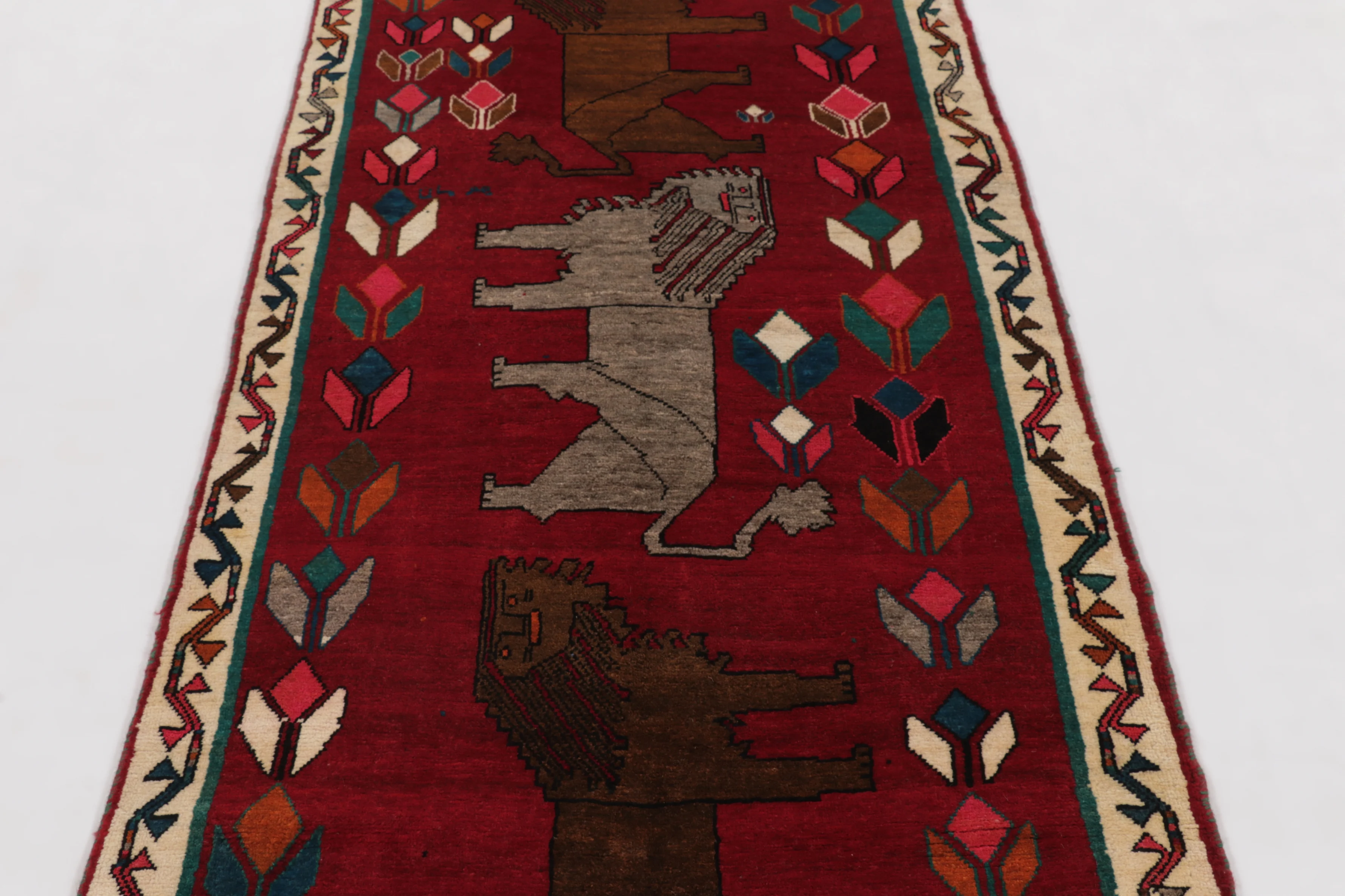 Vintage Gabbeh Pictorial Runner