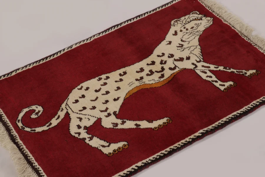 Vintage Gabbeh Pictorial Gift-Sized Rug