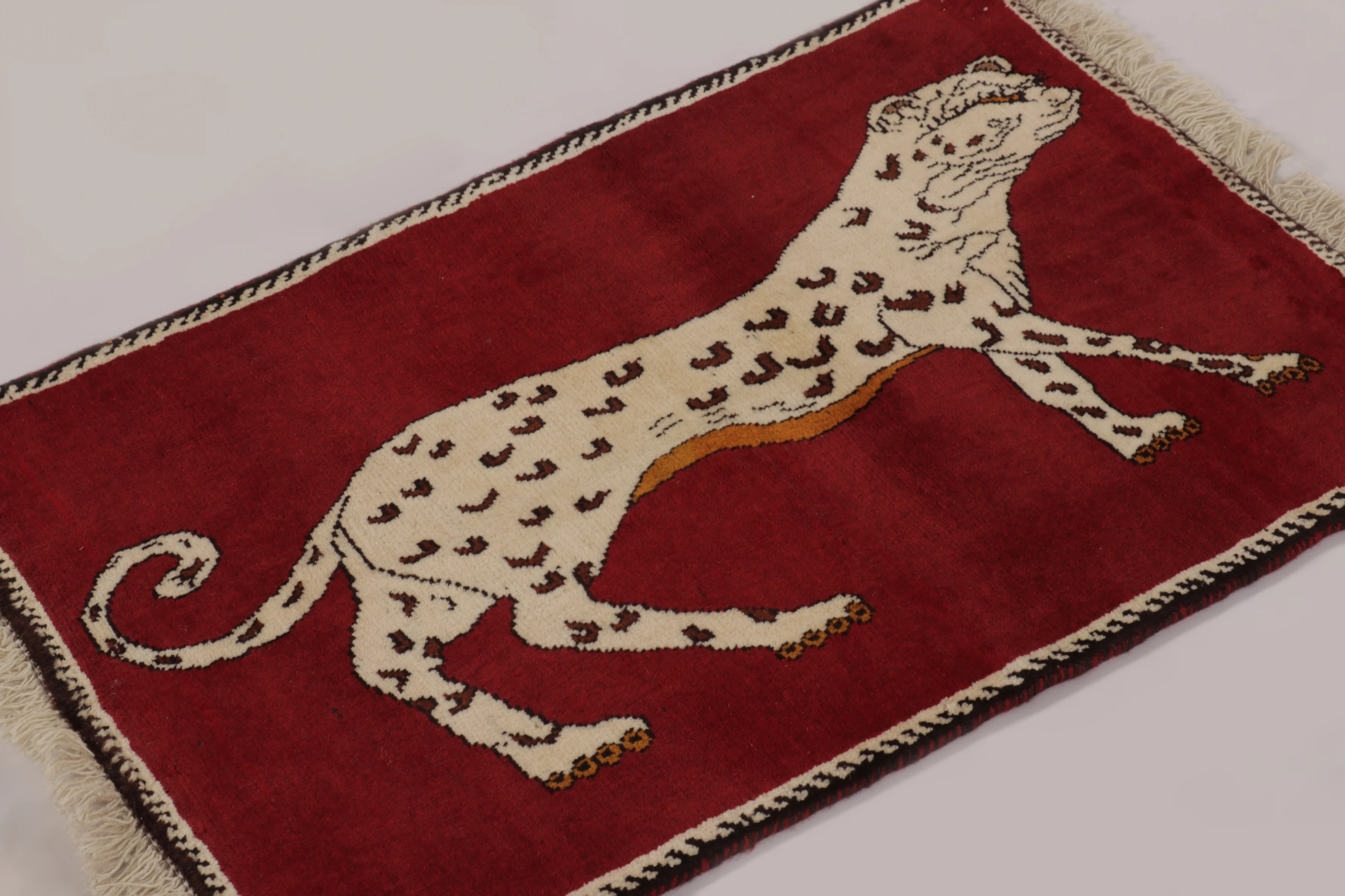Vintage Gabbeh Pictorial Gift-Sized Rug