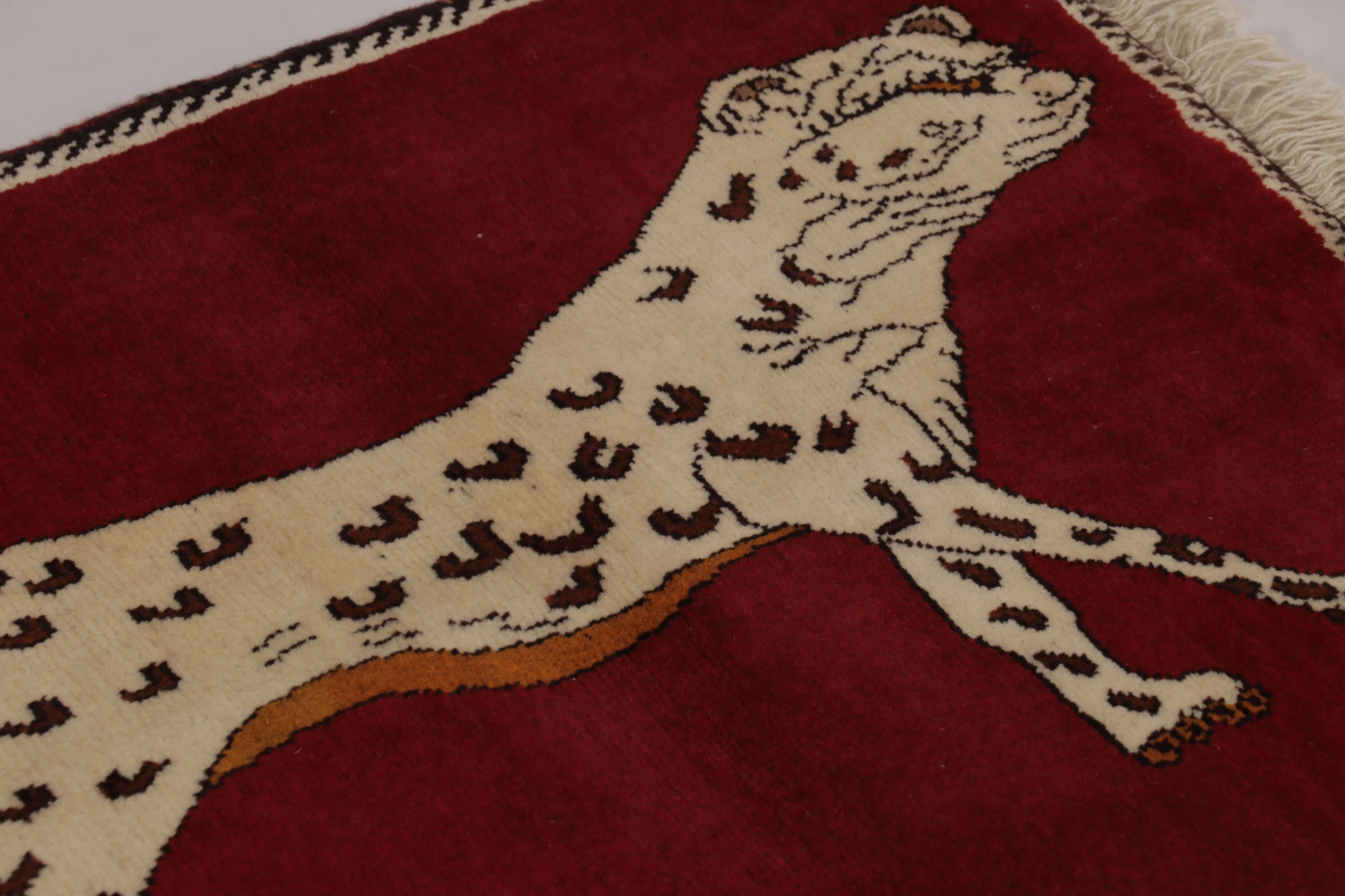 Vintage Gabbeh Pictorial Gift-Sized Rug