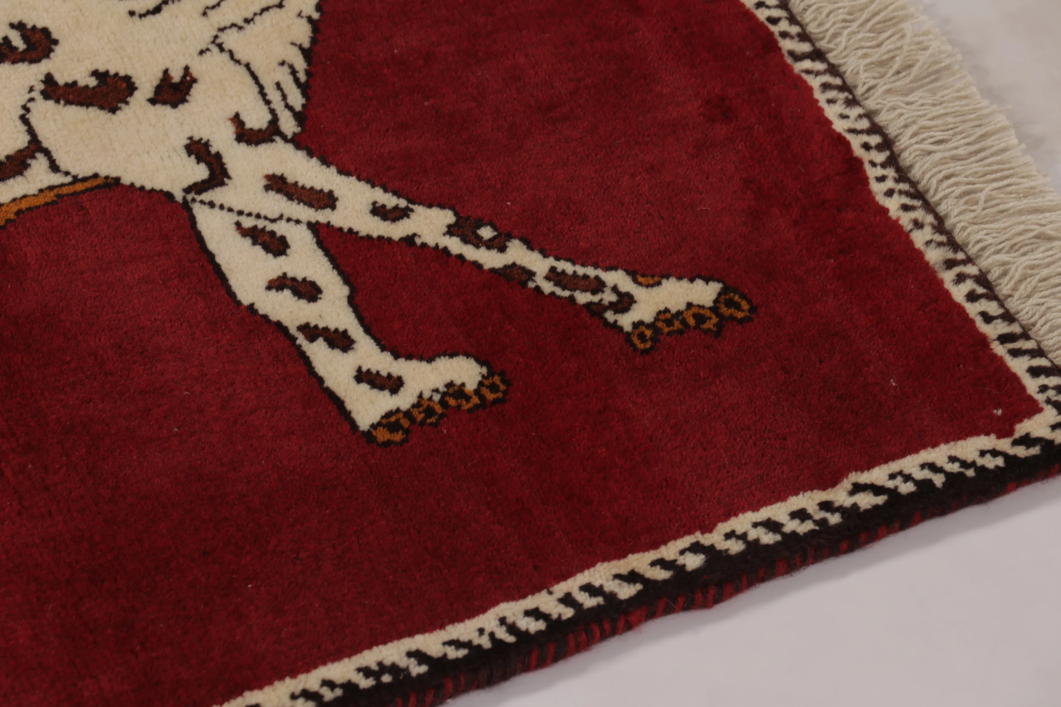 Vintage Gabbeh Pictorial Gift-Sized Rug