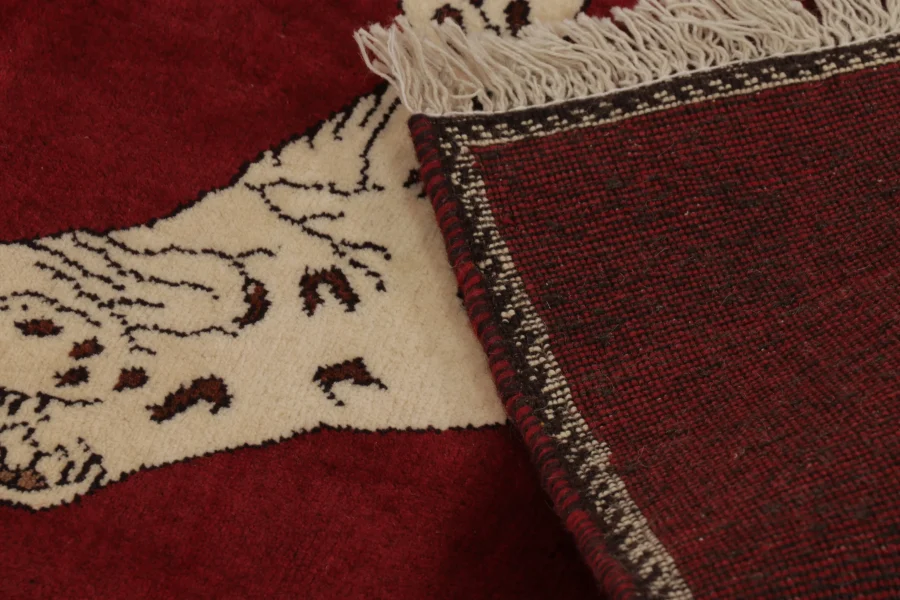 Vintage Gabbeh Pictorial Gift-Sized Rug