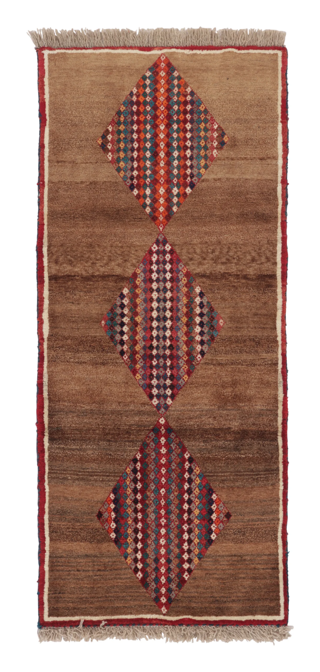Vintage Gabbeh Medallion Runner