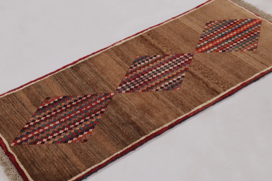 Vintage Gabbeh Medallion Runner