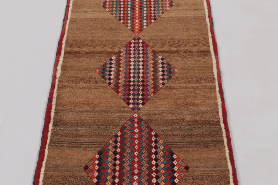 Vintage Gabbeh Medallion Runner