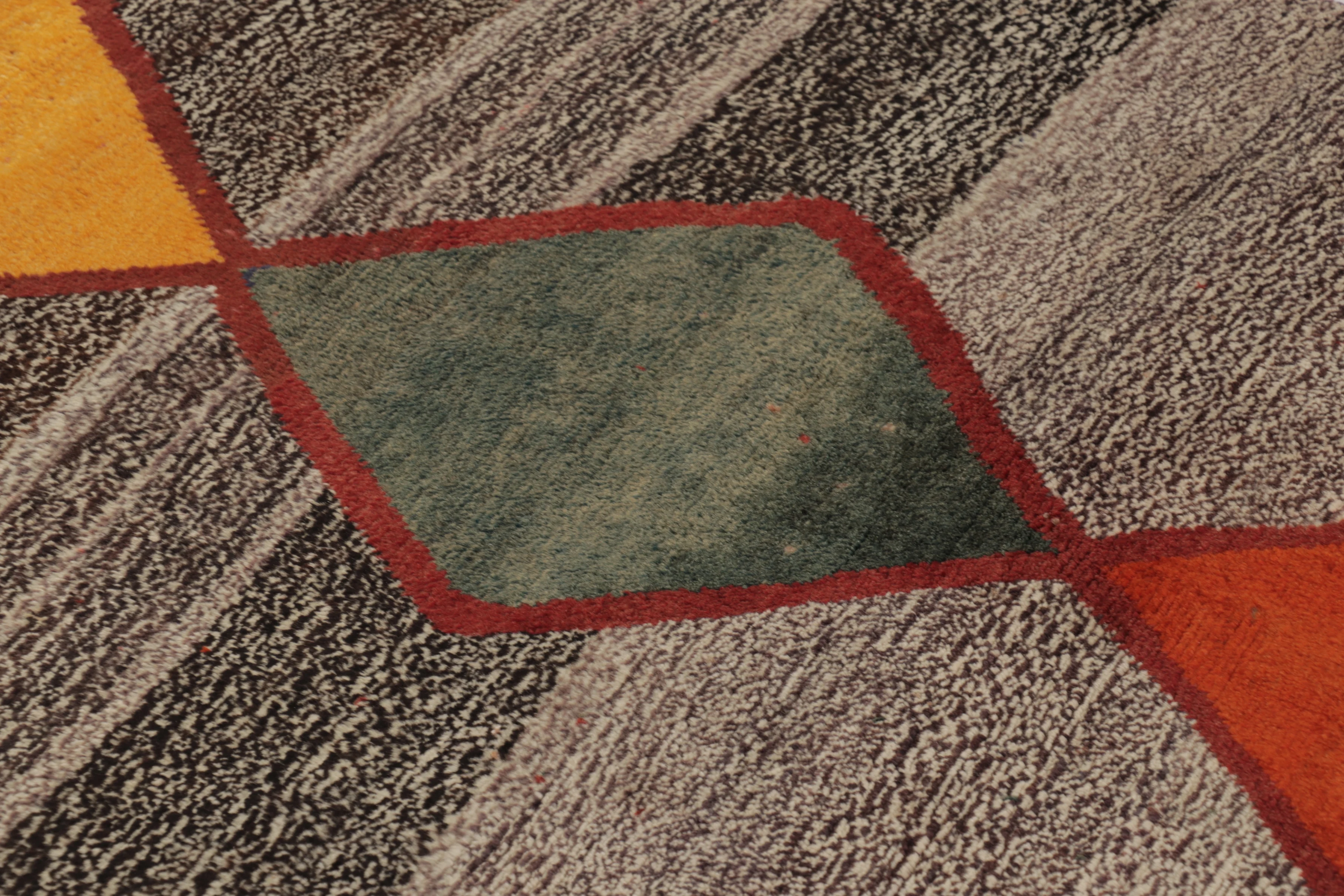 Vintage Gabbeh Medallion Runner