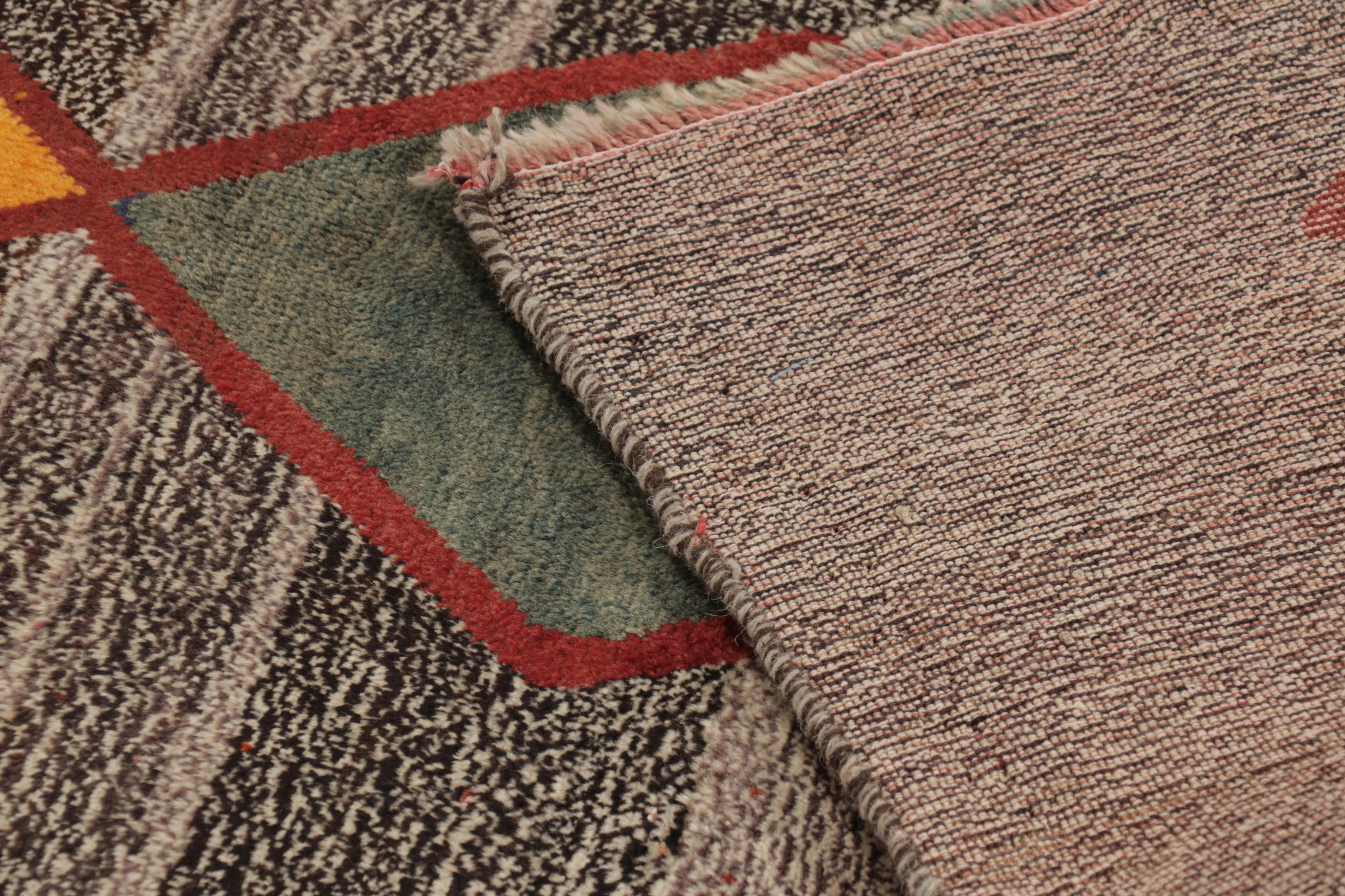 Vintage Gabbeh Medallion Runner