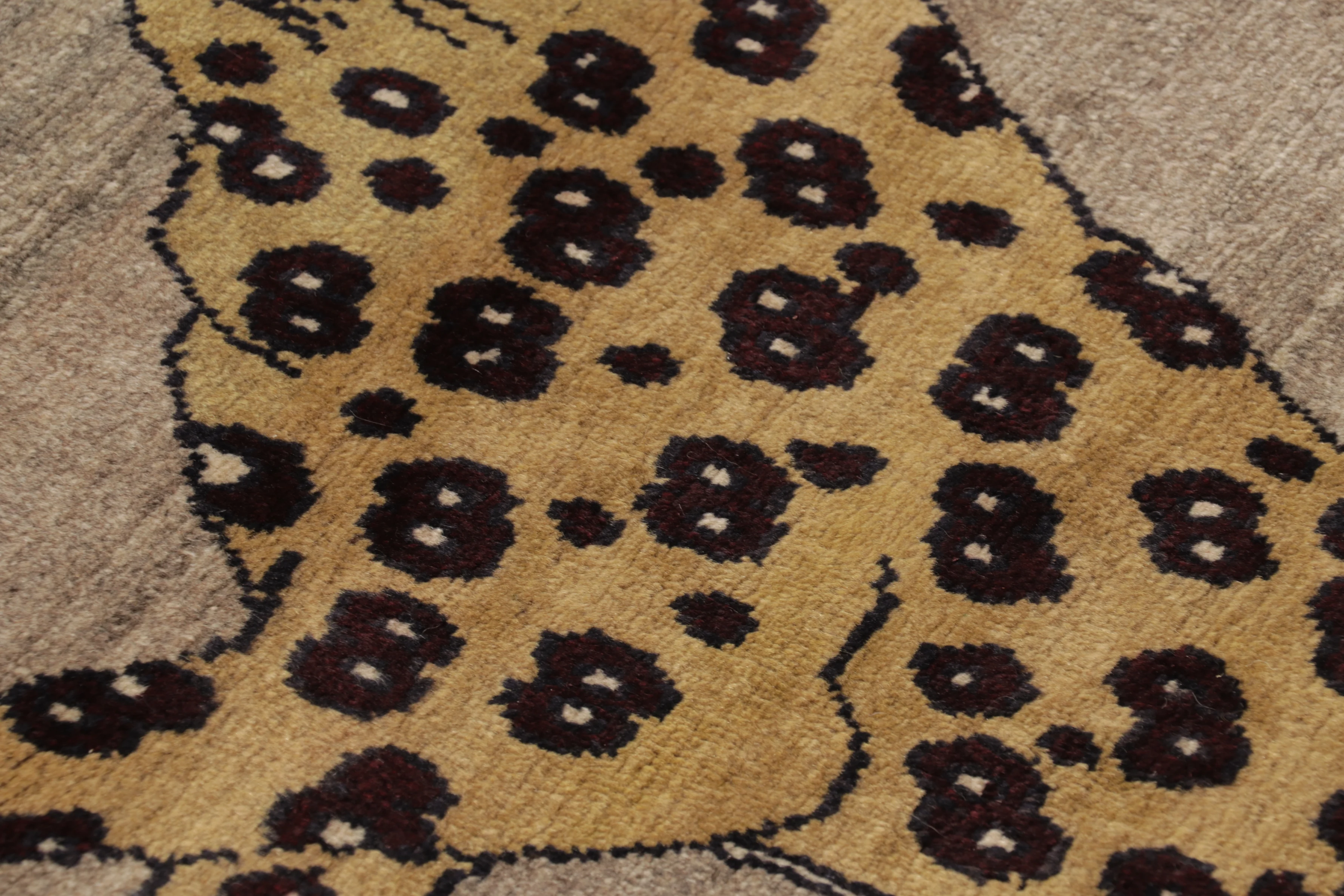 Vintage Gabbeh Pictorial Rug