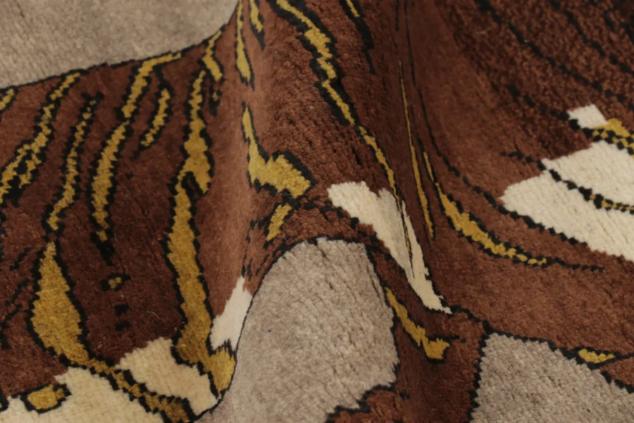 Vintage Gabbeh Pictorial Rug
