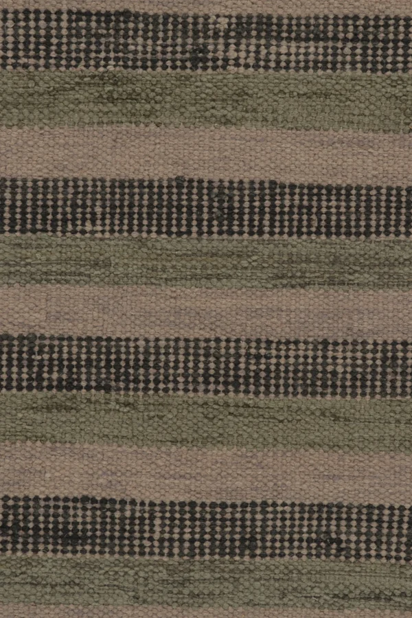 Contemporary Scandinavian Striped Flatweave