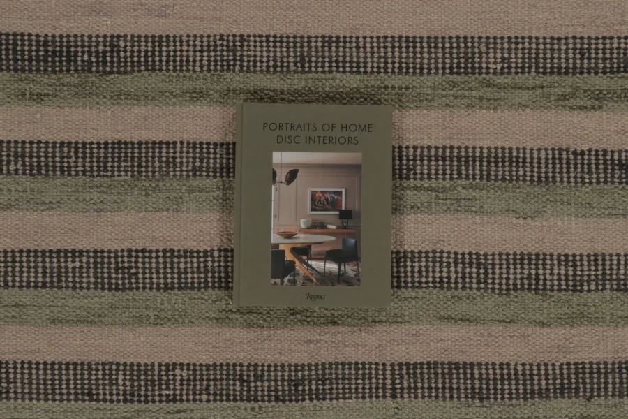 Contemporary Scandinavian Striped Flatweave