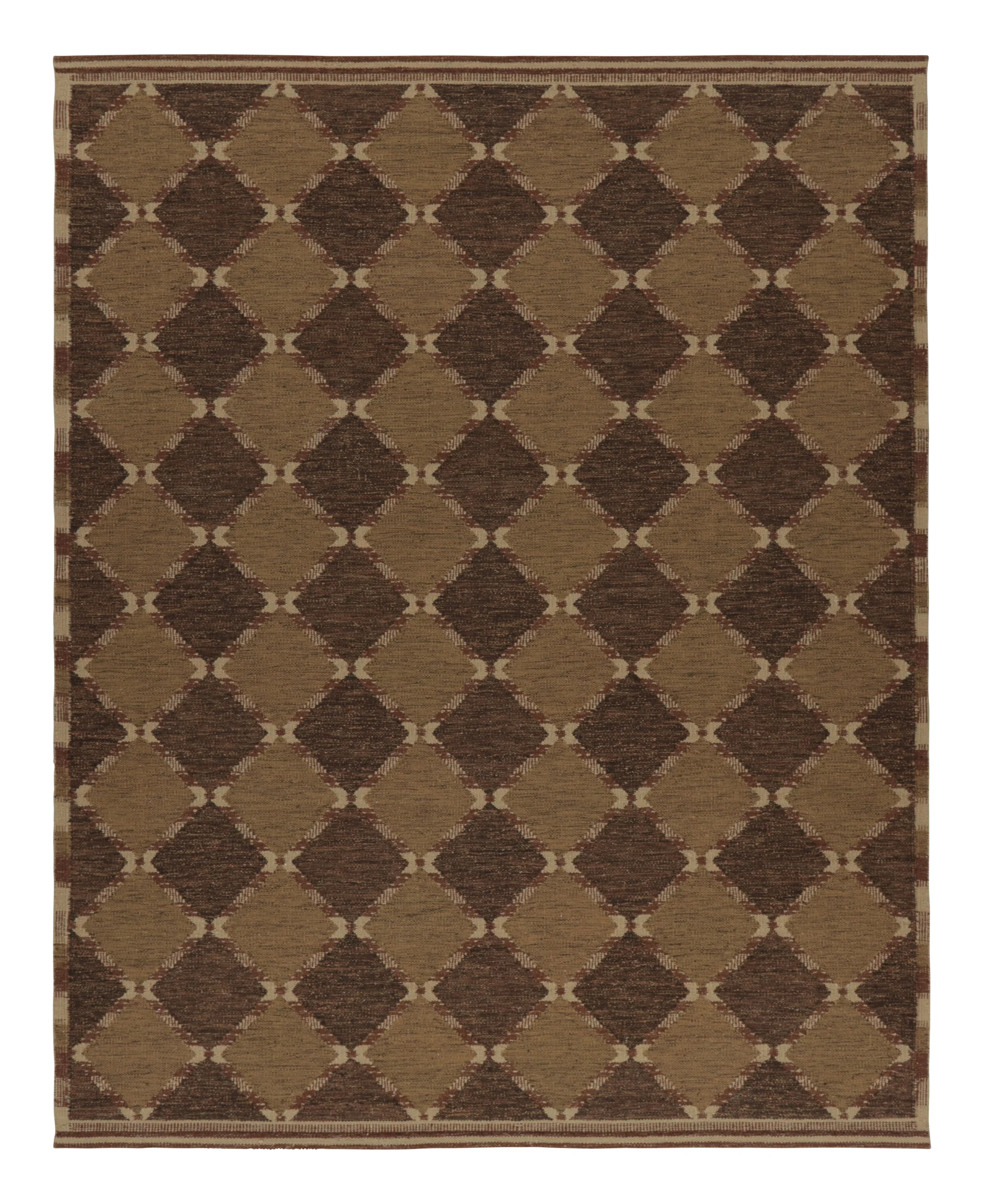 Contemporary Scandinavian Geometric Flatweave