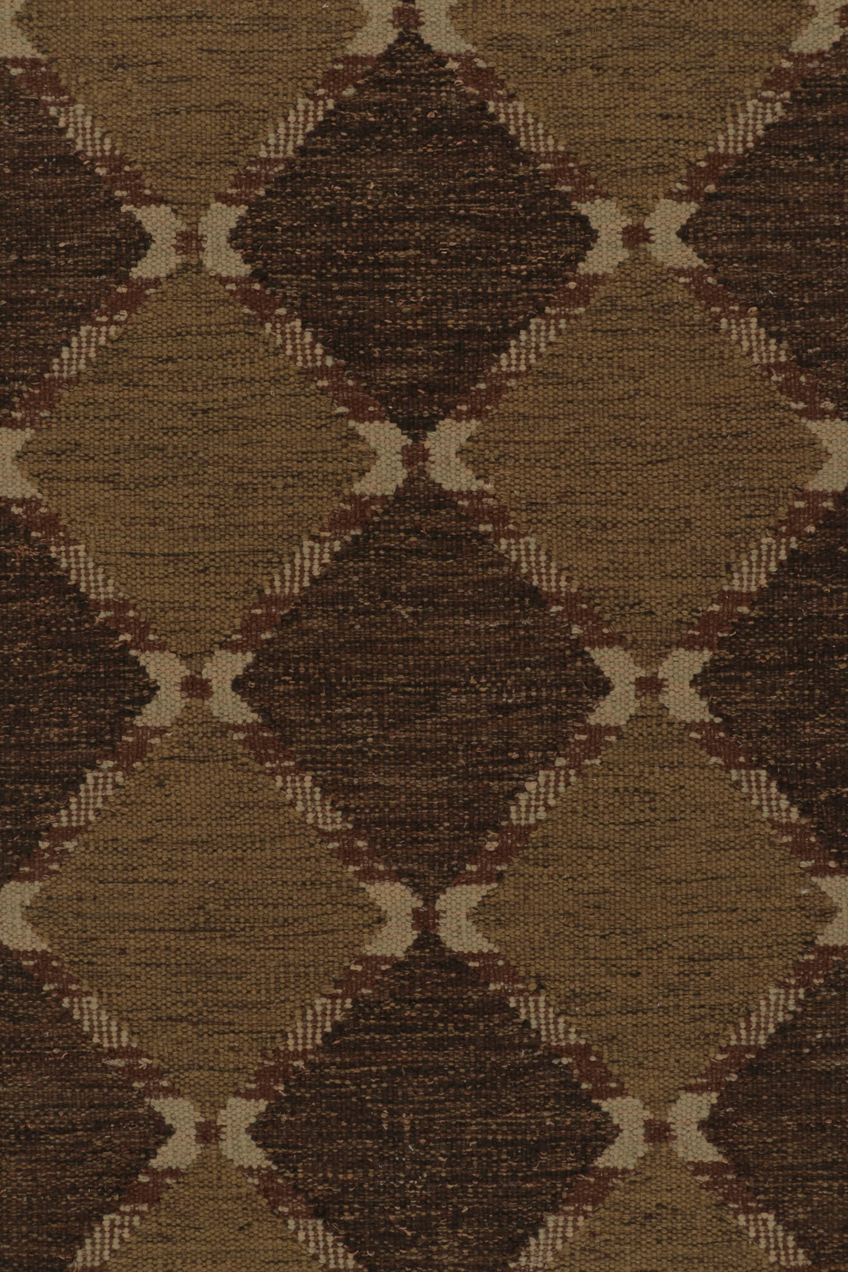 Contemporary Scandinavian Geometric Flatweave