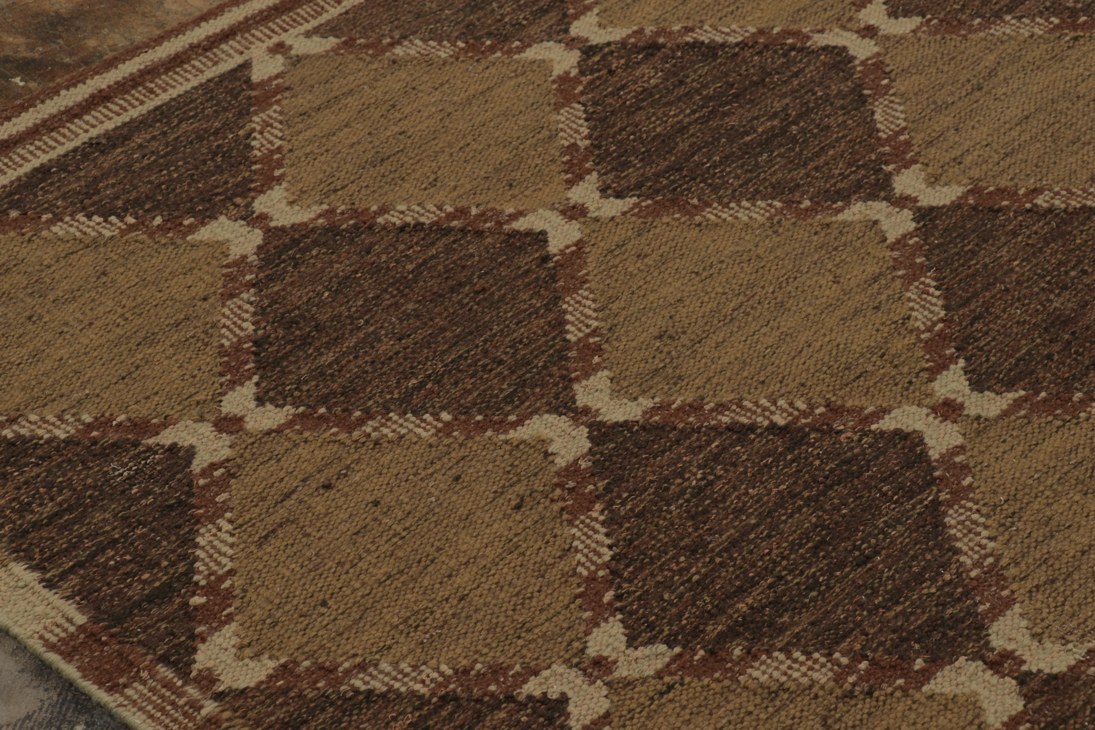 Contemporary Scandinavian Geometric Flatweave
