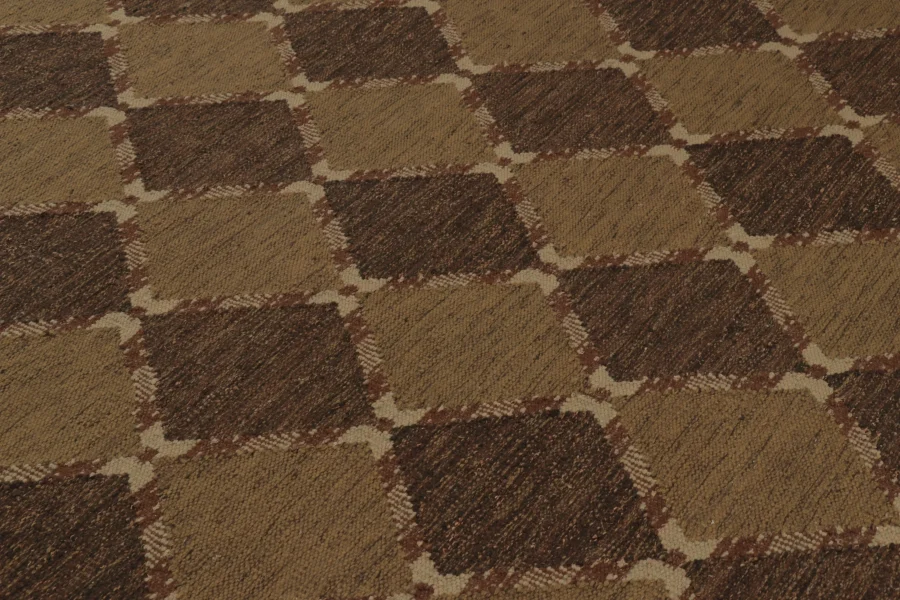 Contemporary Scandinavian Geometric Flatweave