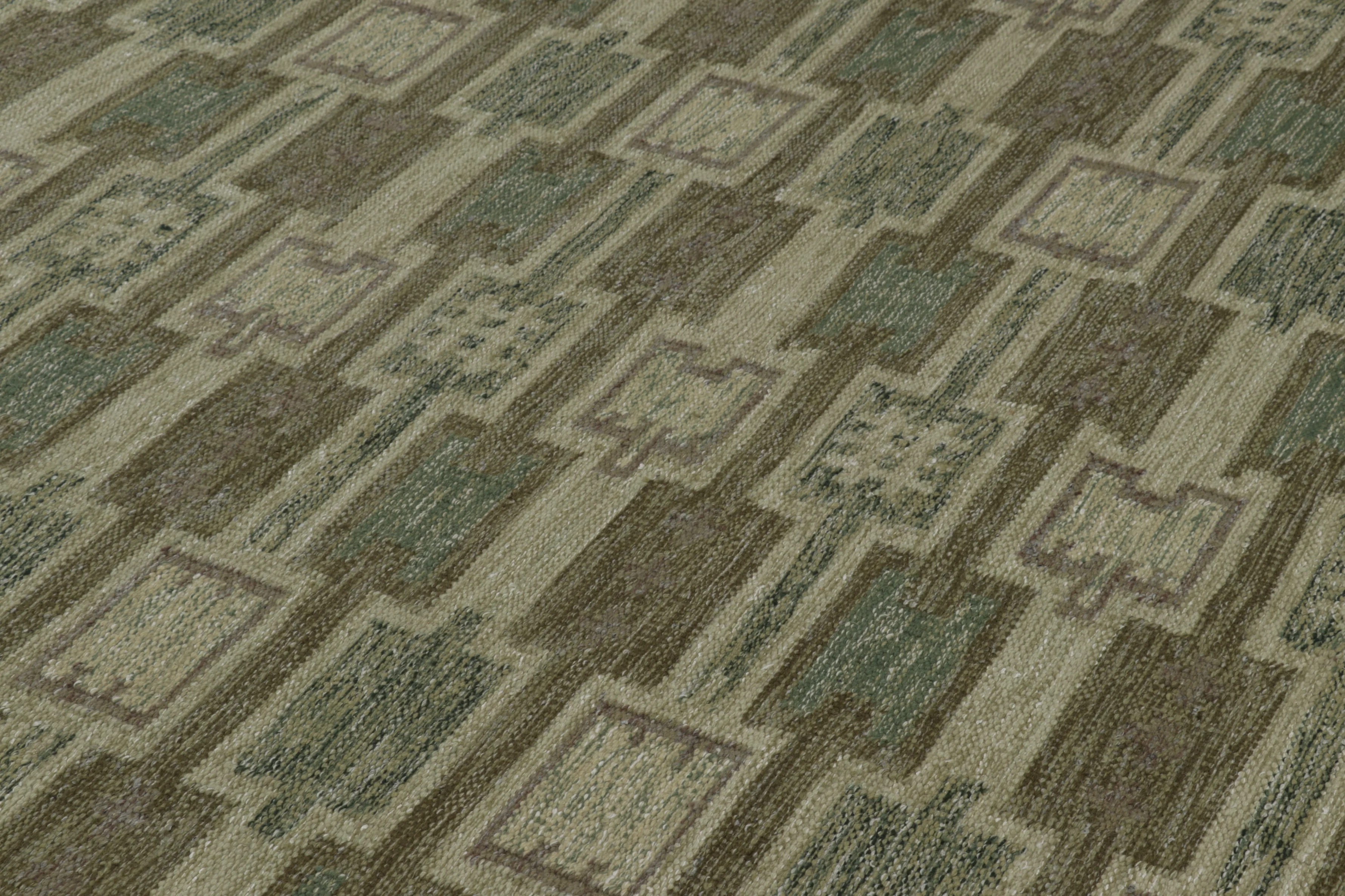 Contemporary Scandinavian Geometric Flatweave