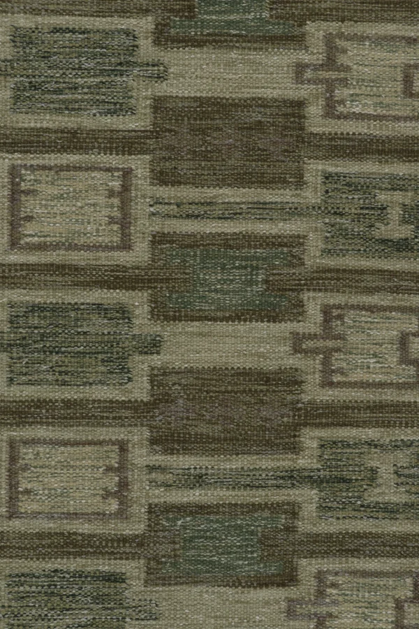 Contemporary Scandinavian Geometric Flatweave