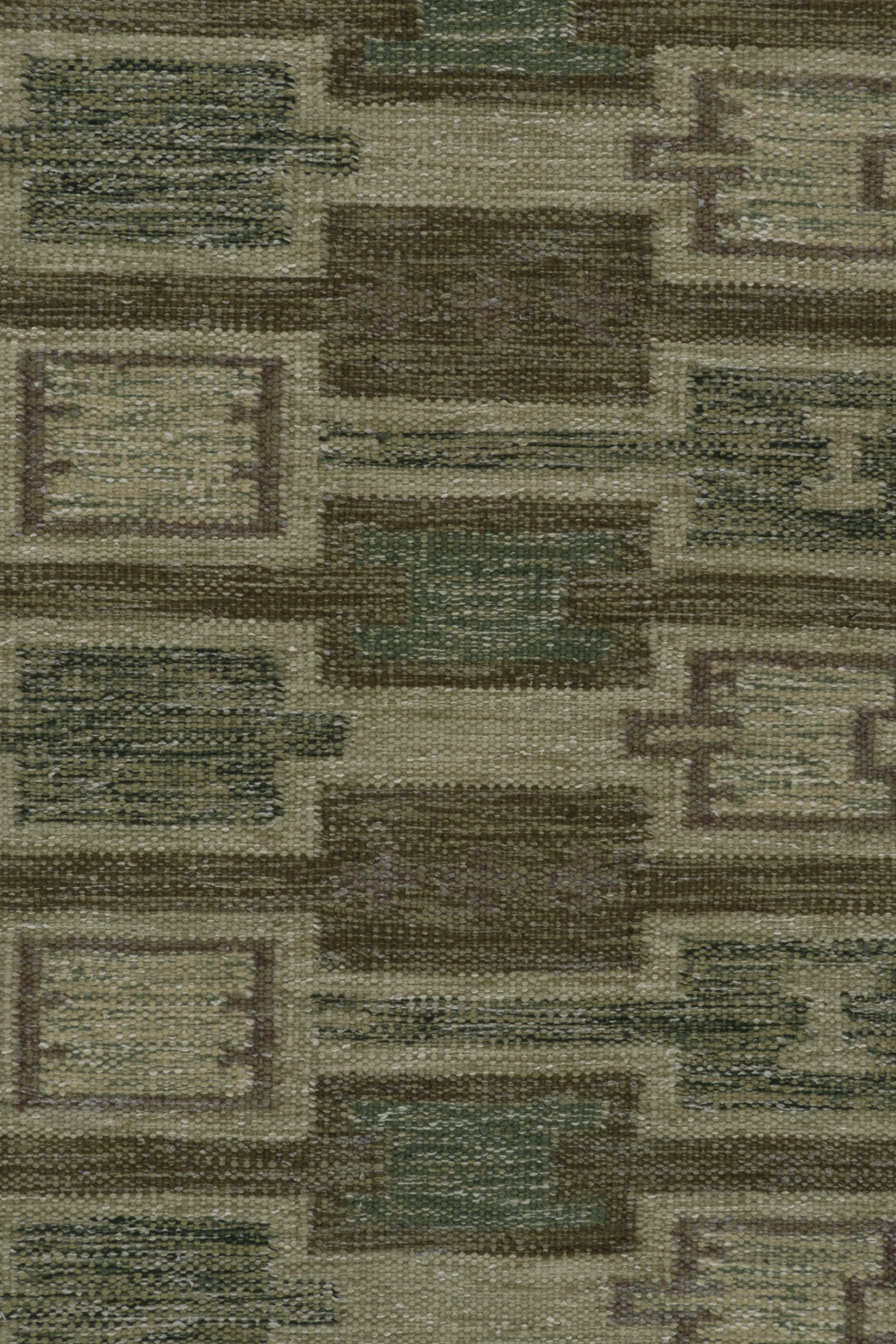 Contemporary Scandinavian Geometric Flatweave