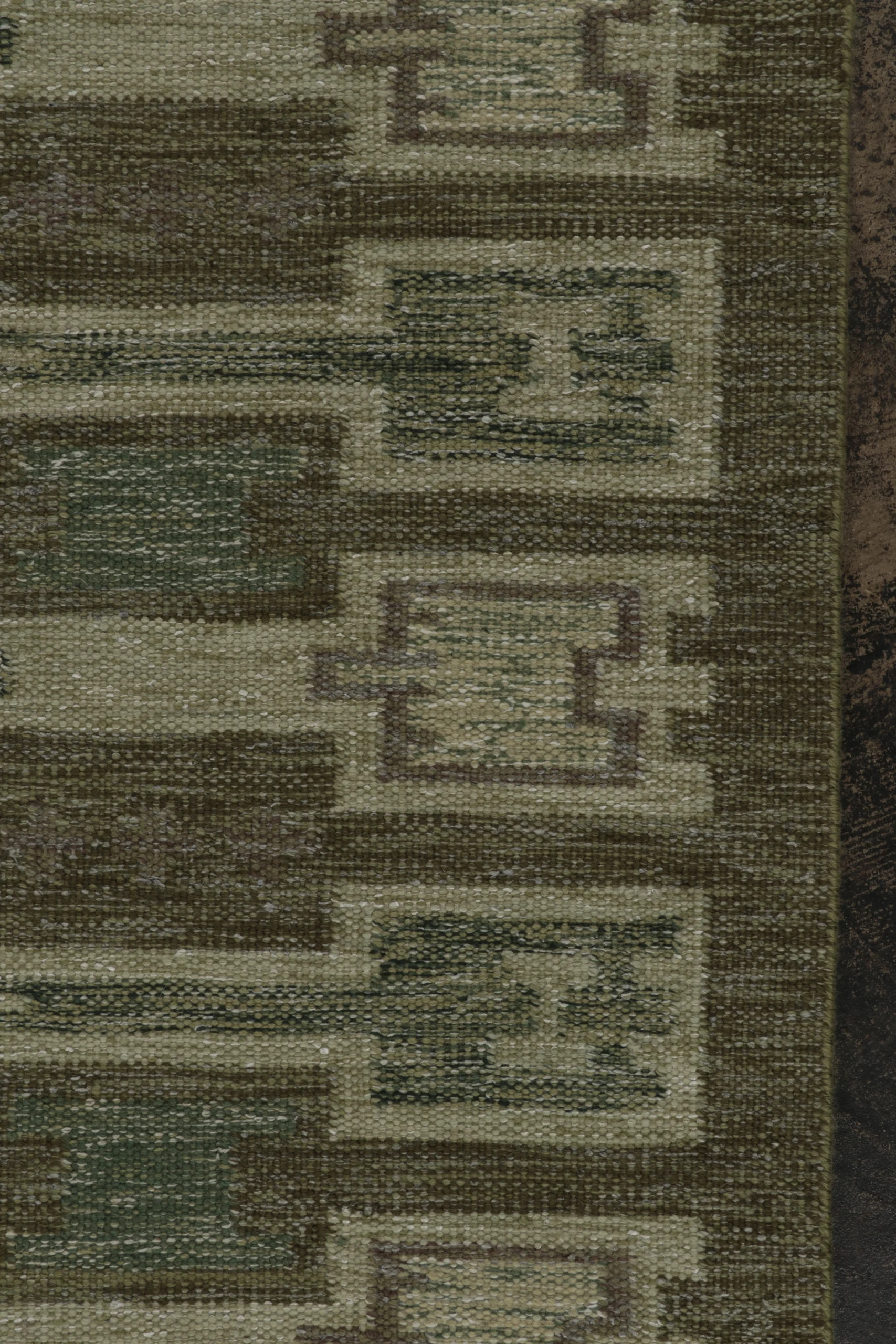 Contemporary Scandinavian Geometric Flatweave