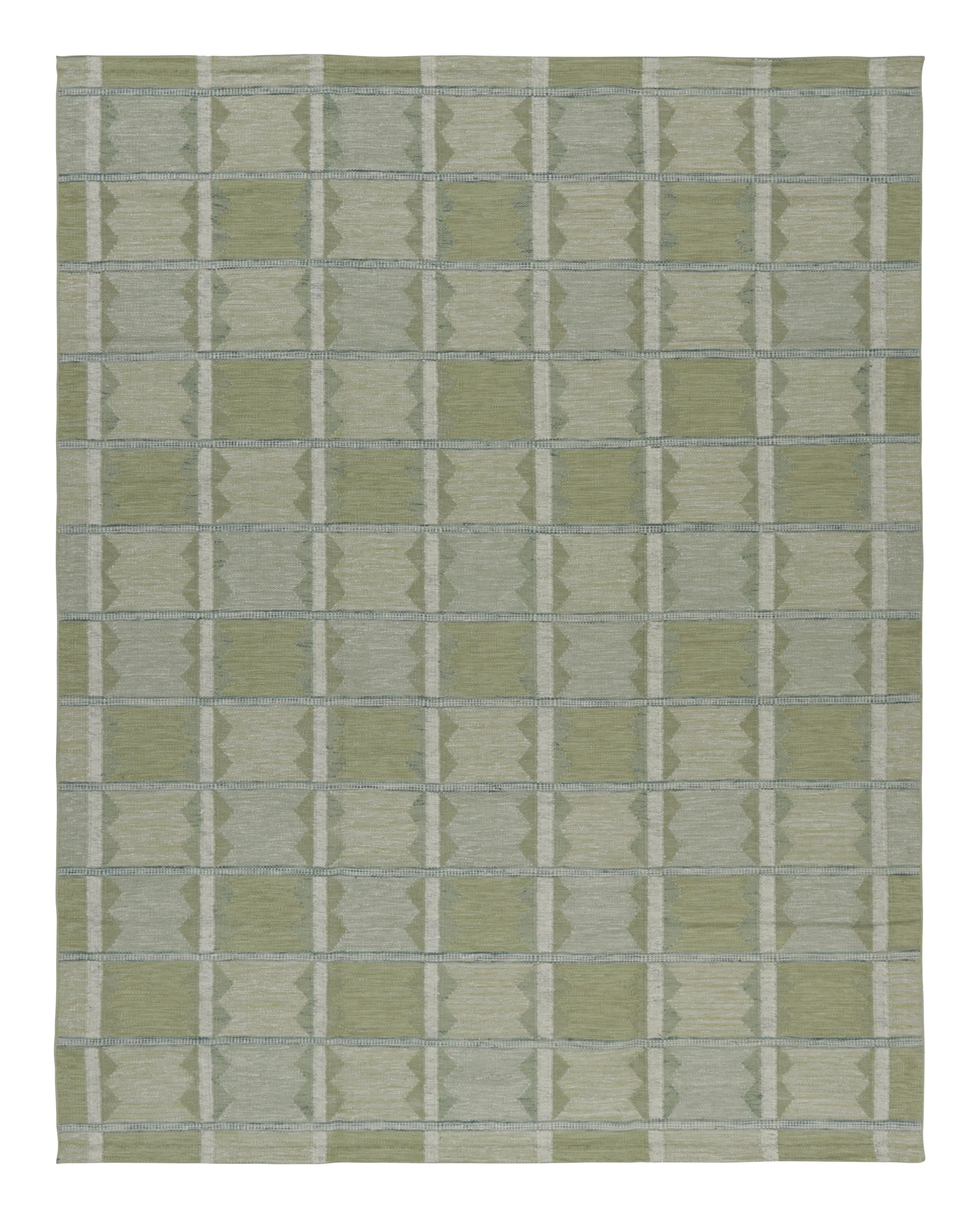 Contemporary Scandinavian Geometric Flatweave