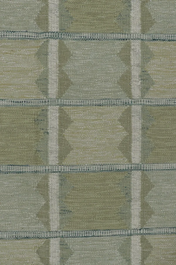 Contemporary Scandinavian Geometric Flatweave