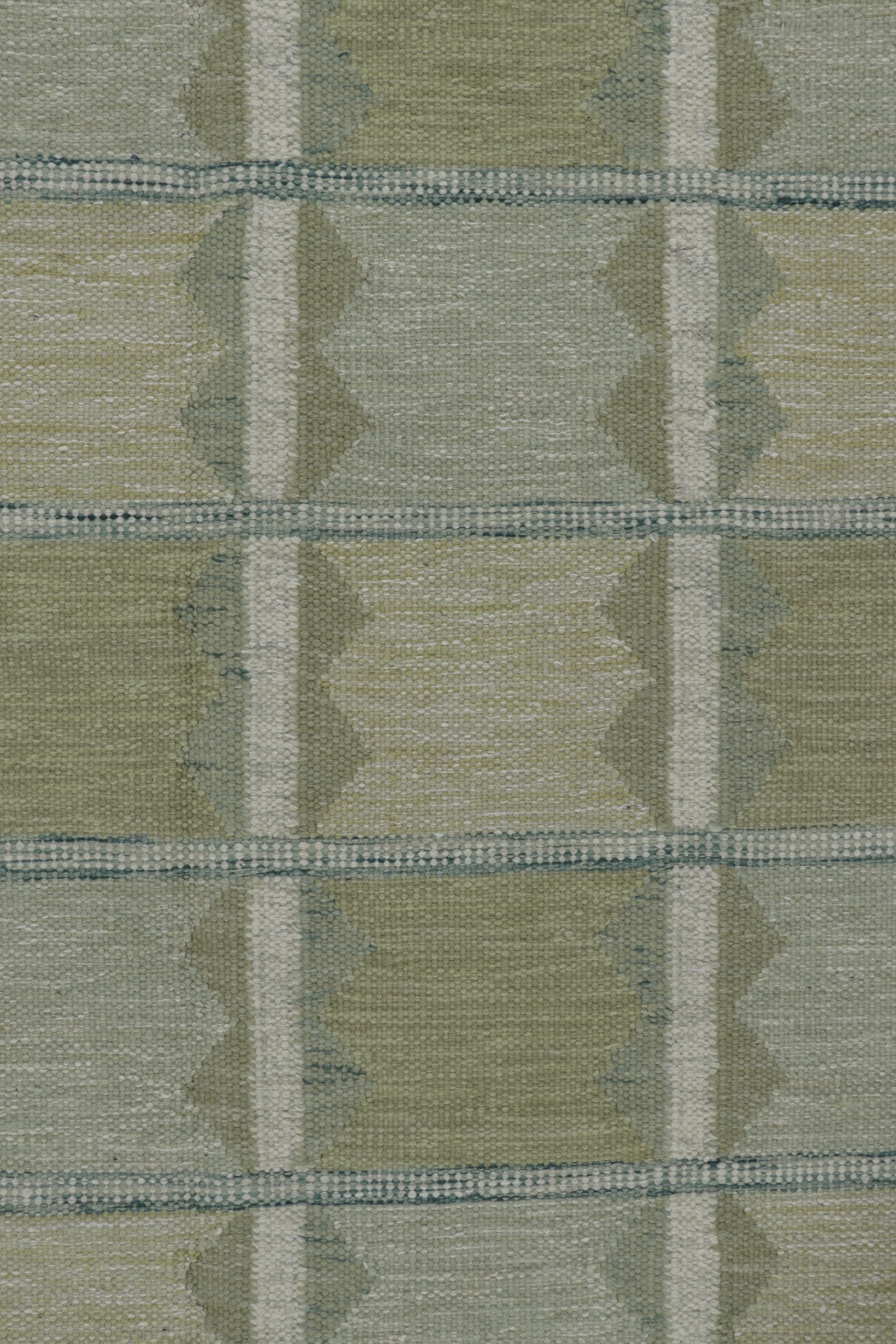 Contemporary Scandinavian Geometric Flatweave