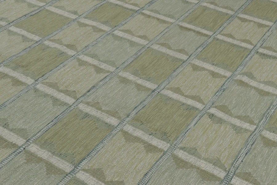 Contemporary Scandinavian Geometric Flatweave