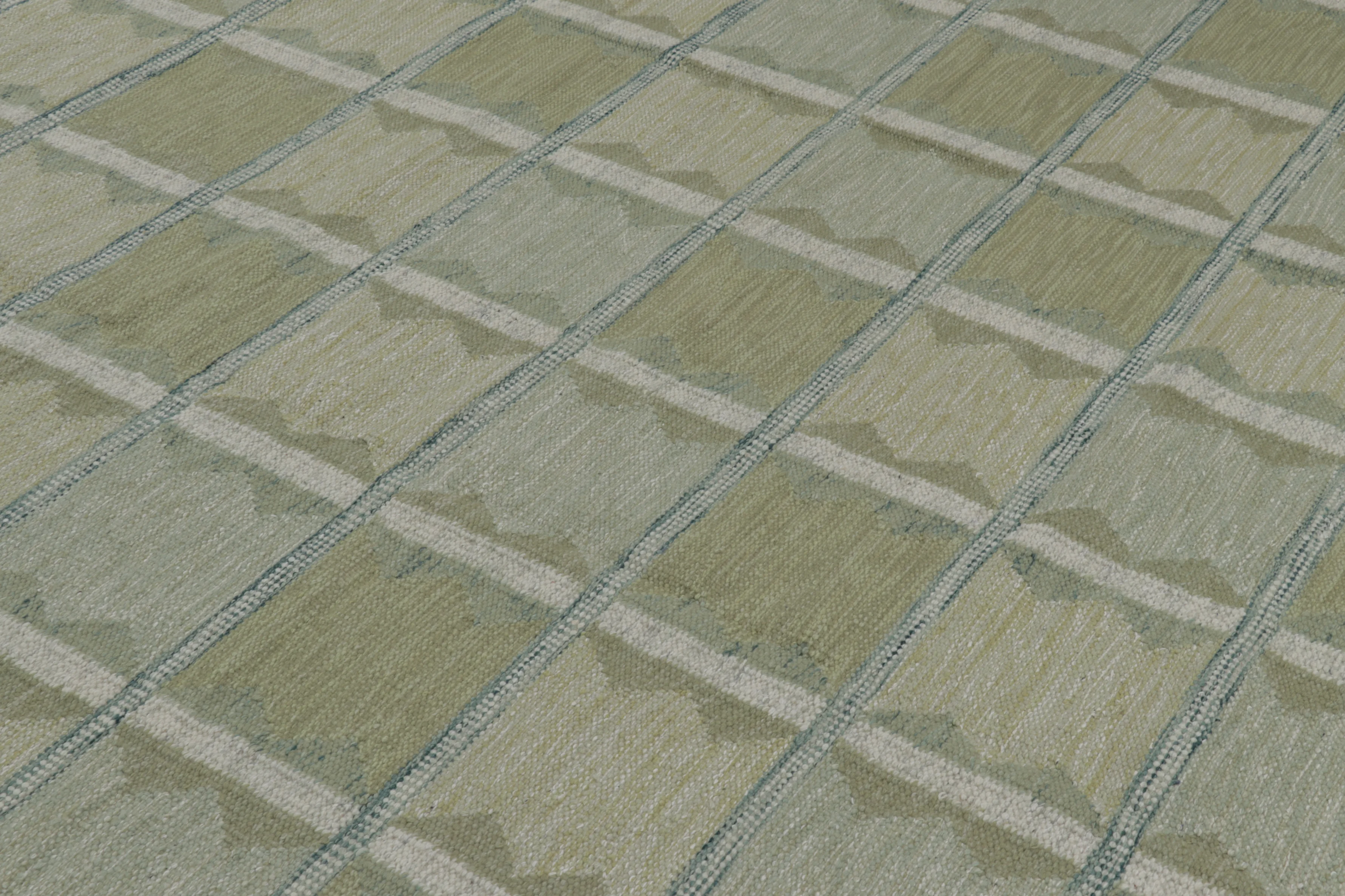 Contemporary Scandinavian Geometric Flatweave