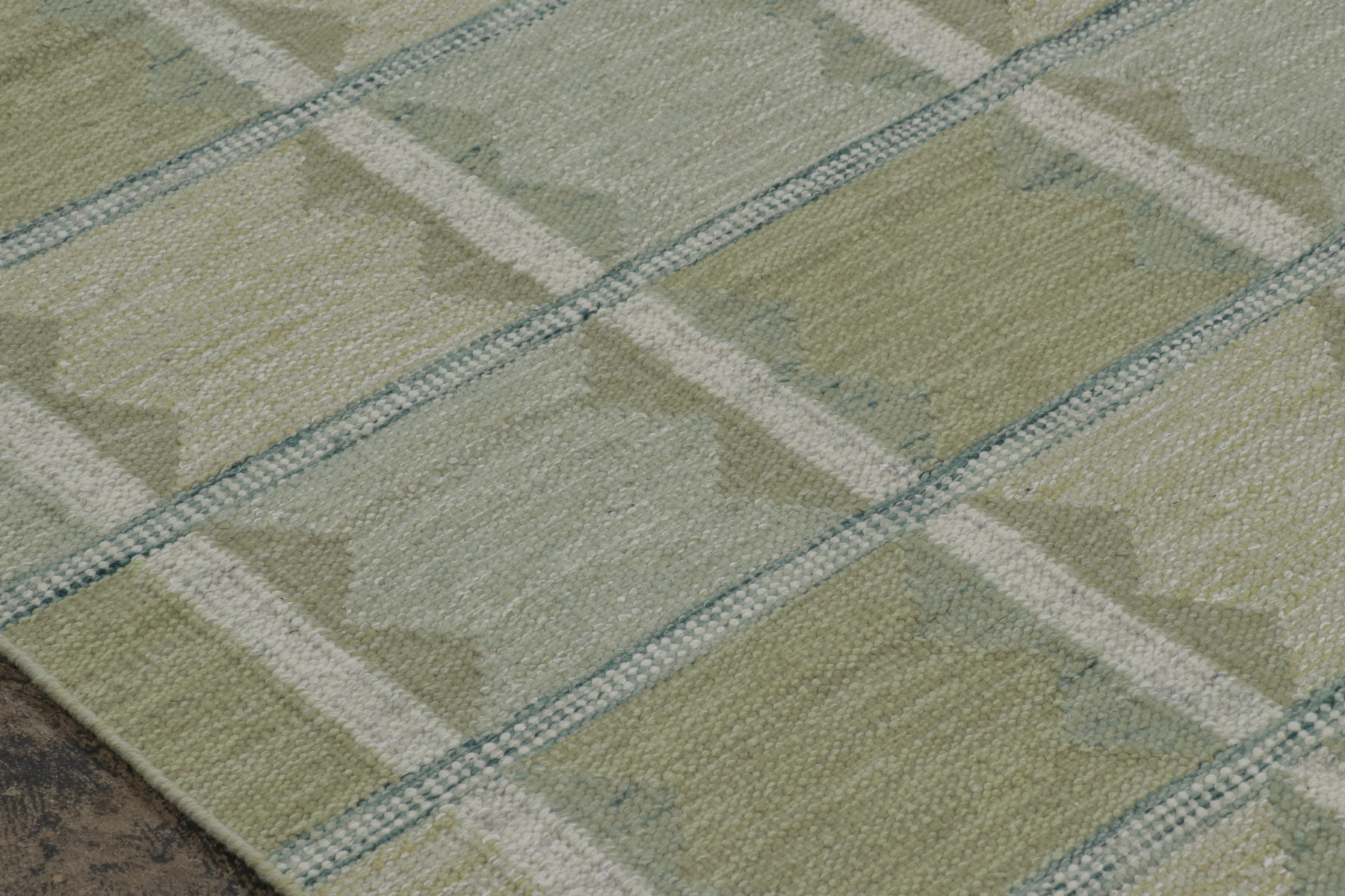 Contemporary Scandinavian Geometric Flatweave