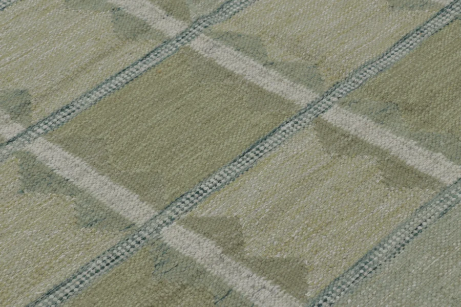 Contemporary Scandinavian Geometric Flatweave