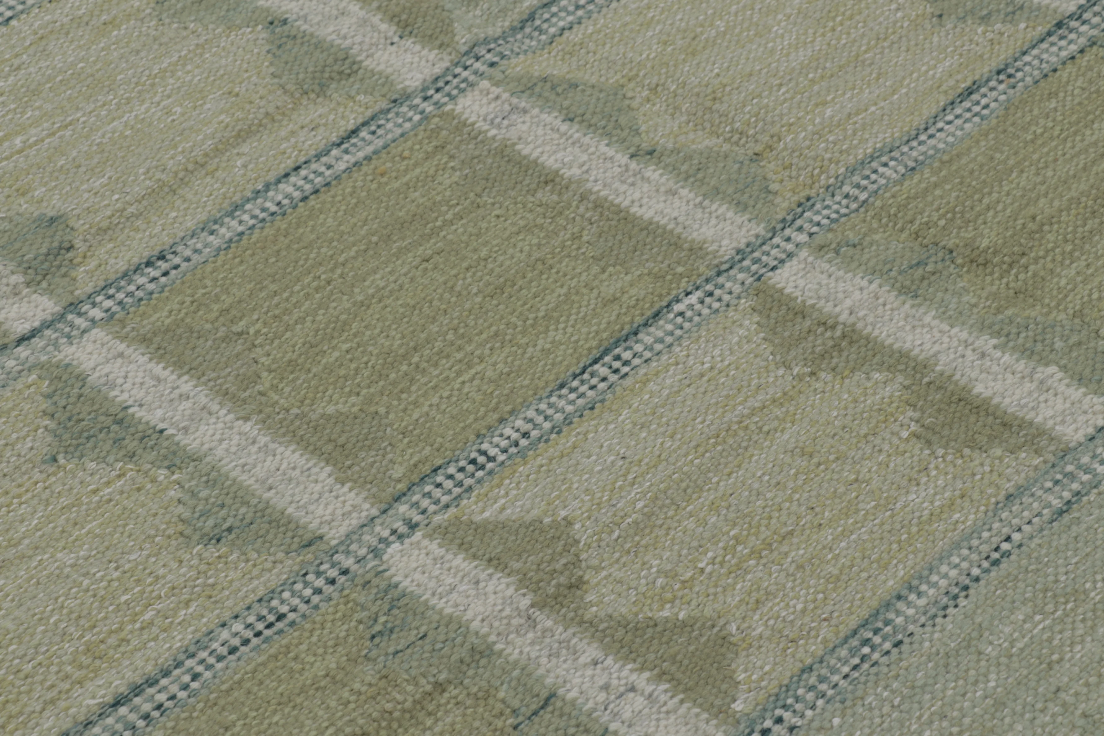 Contemporary Scandinavian Geometric Flatweave