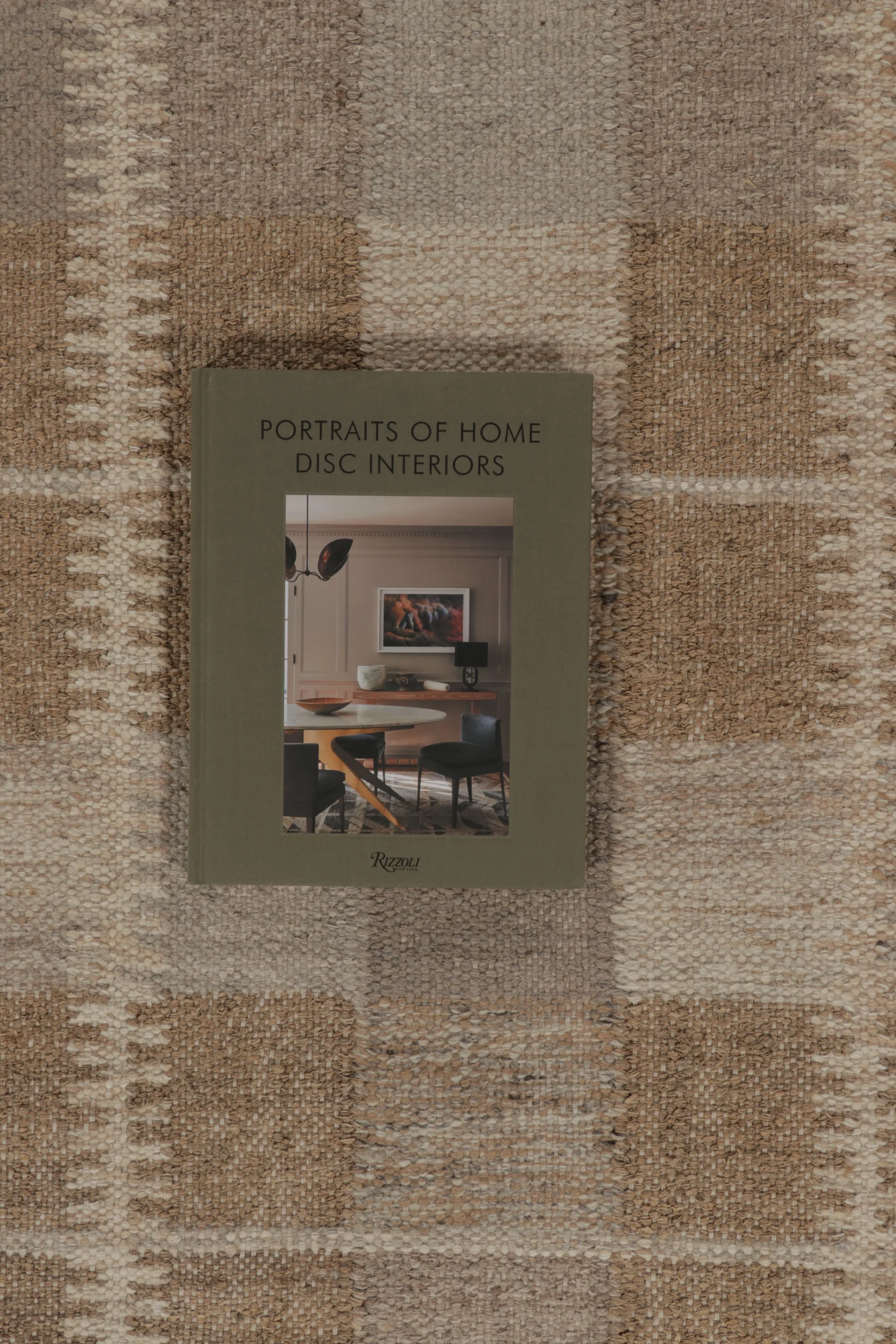 Oversized Contemporary Scandinavian Geometric Flatweave