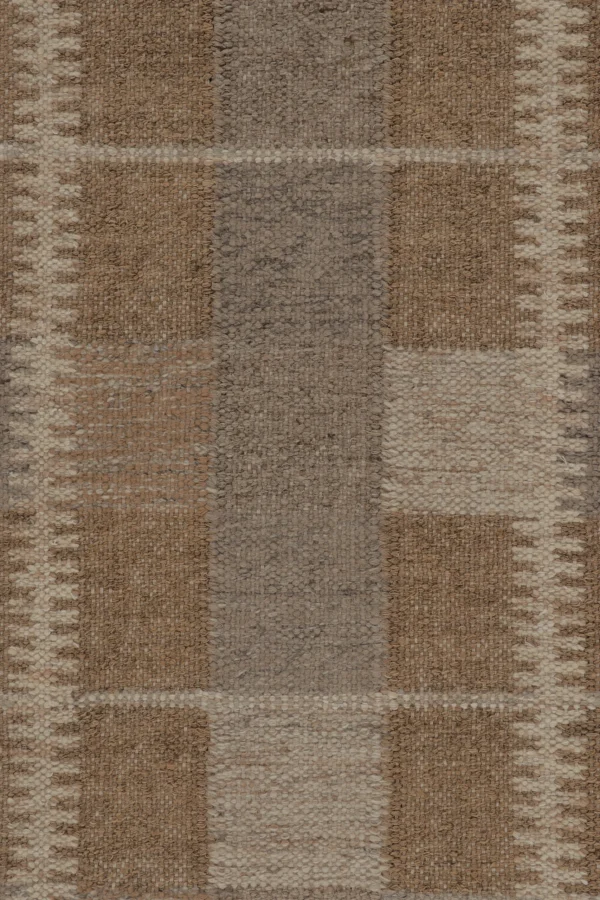 Oversized Contemporary Scandinavian Geometric Flatweave