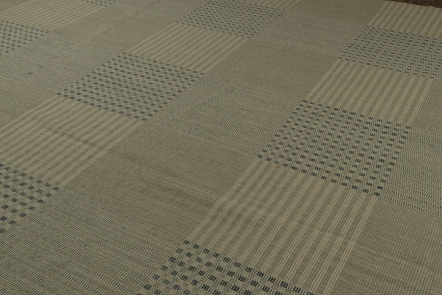 Contemporary Oversized Scandinavian Flatweave Rug