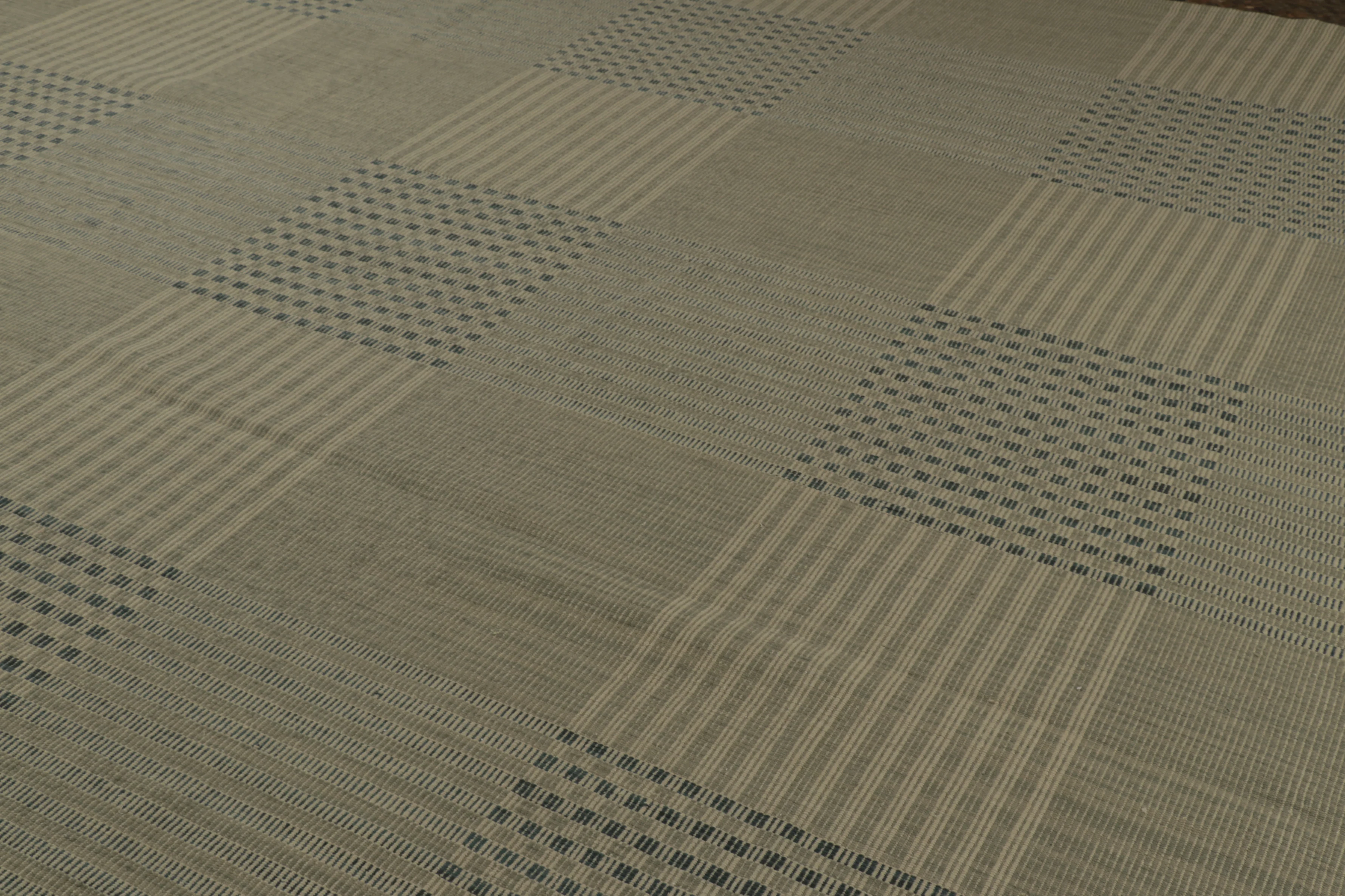 Contemporary Oversized Scandinavian Flatweave Rug