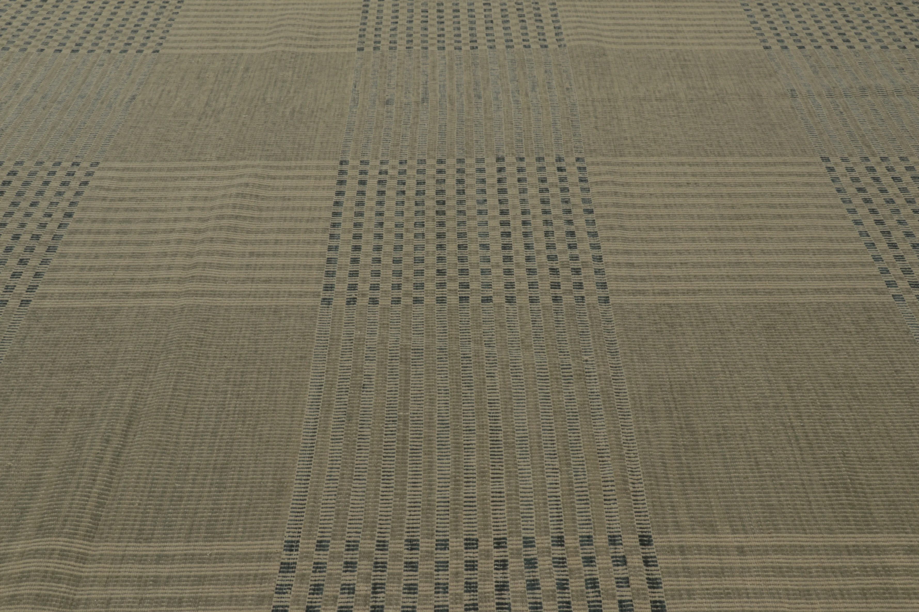 Contemporary Oversized Scandinavian Flatweave Rug