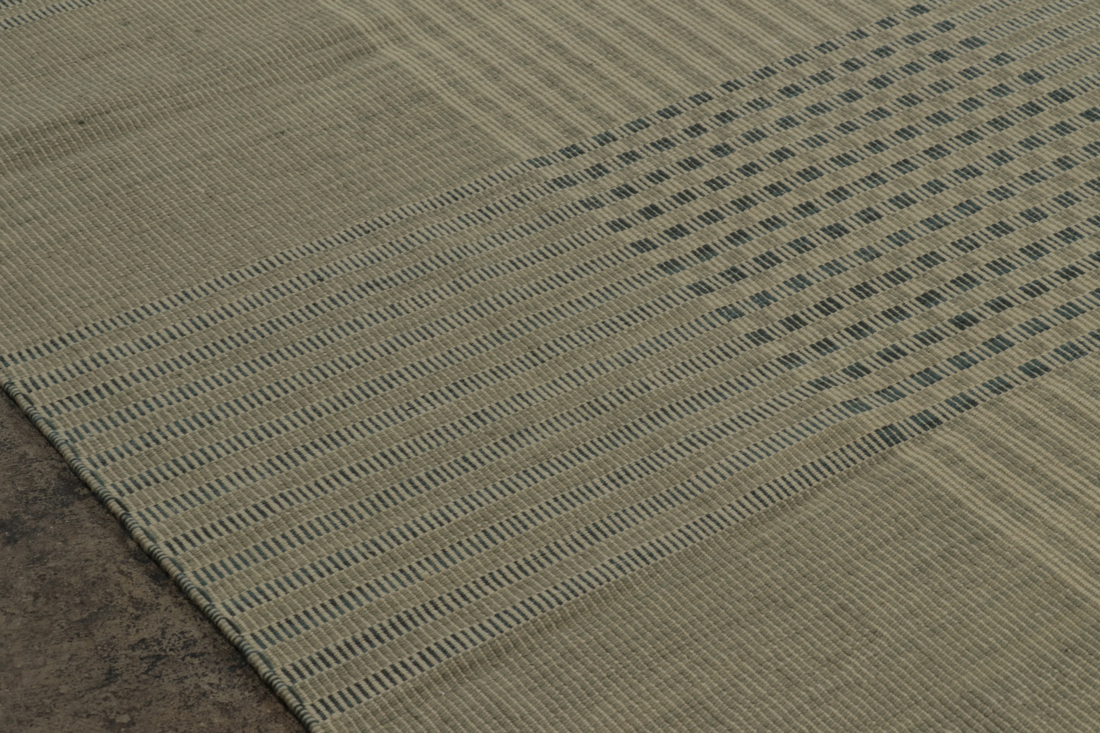 Contemporary Oversized Scandinavian Flatweave Rug