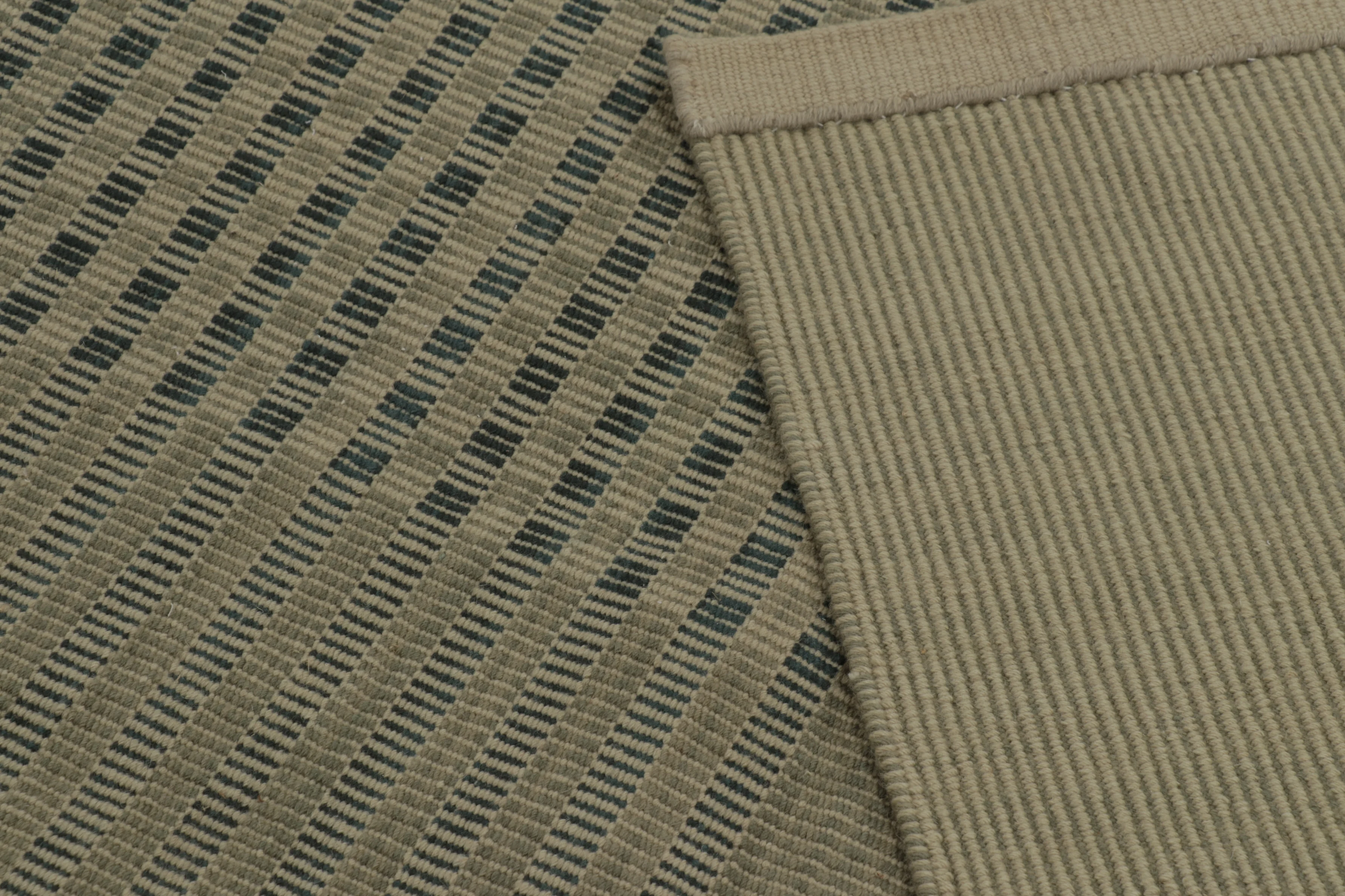 Contemporary Oversized Scandinavian Flatweave Rug