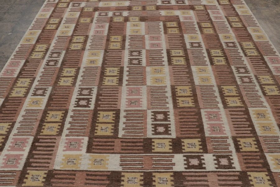 Contemporary Scandinavian Geometric Rug