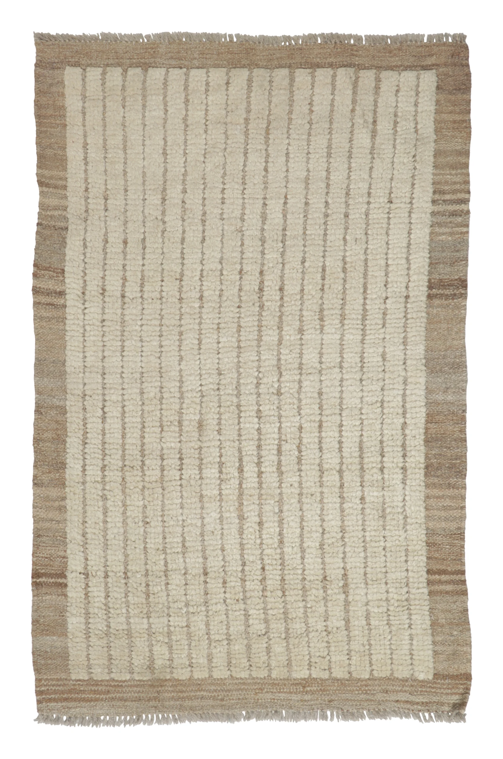 Contemporary Striped Gift-Sized Rug