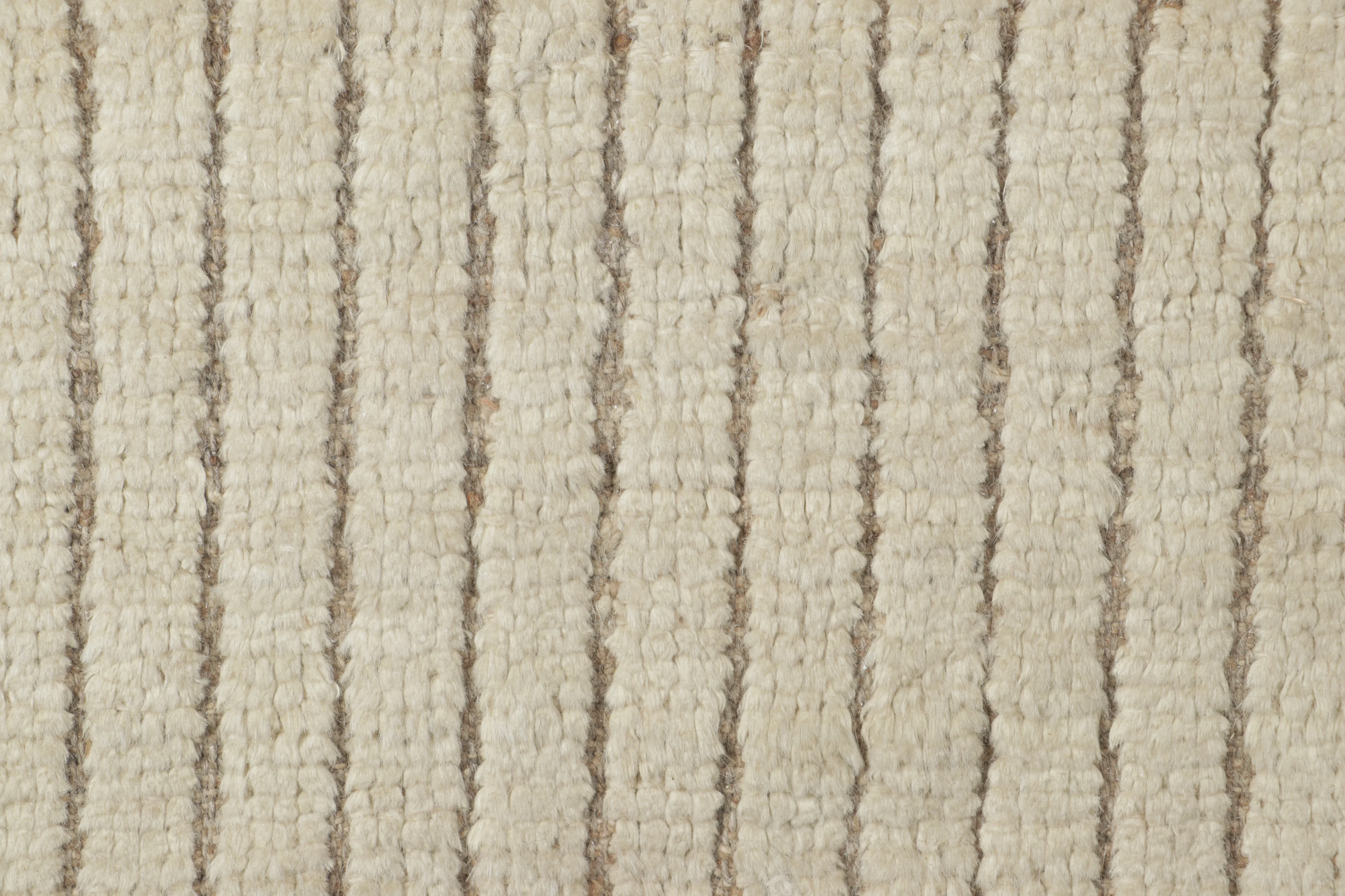 Contemporary Striped Gift-Sized Rug
