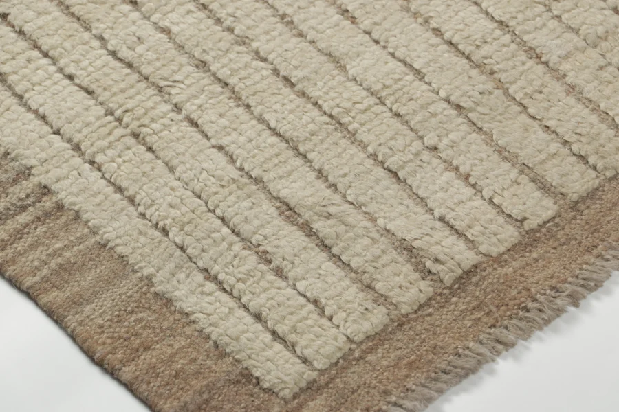 Contemporary Striped Gift-Sized Rug