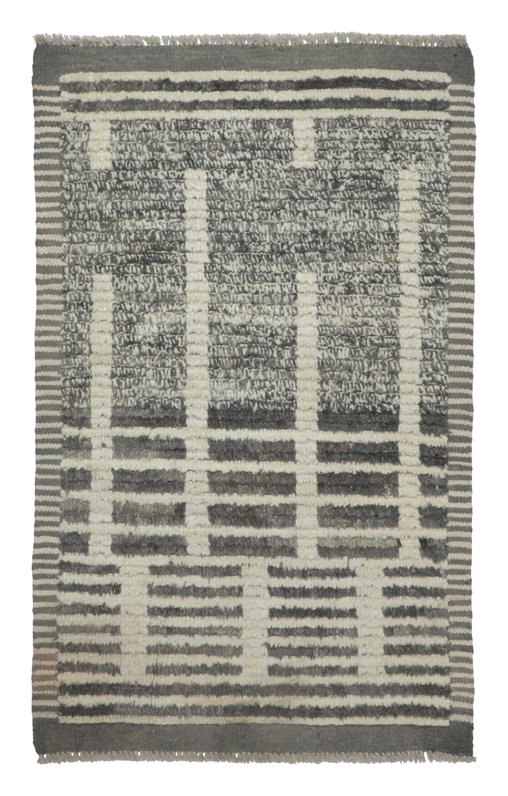 Contemporary Geometric Gift-Sized Rug